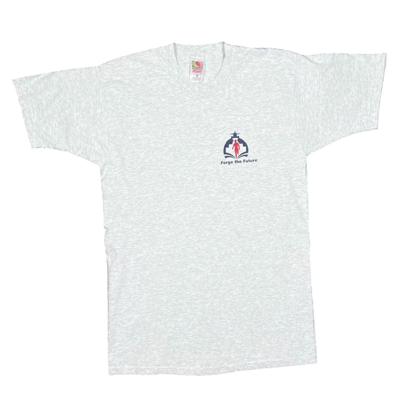 Fruit Of The Loom Vintage 90’s Forge The Future US Army Graphic T-Shirt Mens L M Gray Short Sleeve Crew Neck Cotton Size US M / EU 48-50 / 2 - 2 Thumbnail