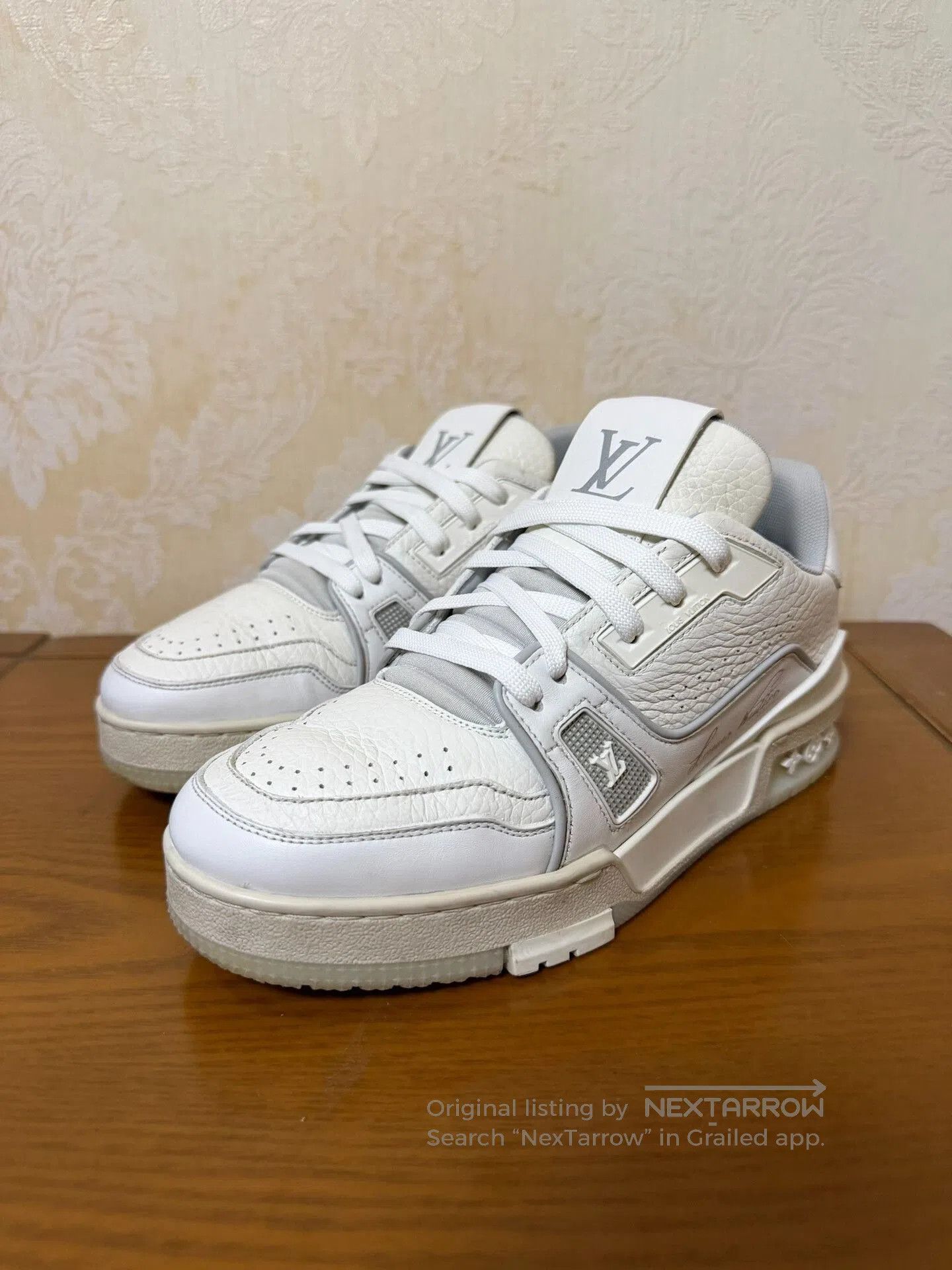 Louis Vuitton LV Trainer White Cement. Size US 6.5 / IT 36.5 - 1 Thumbnail