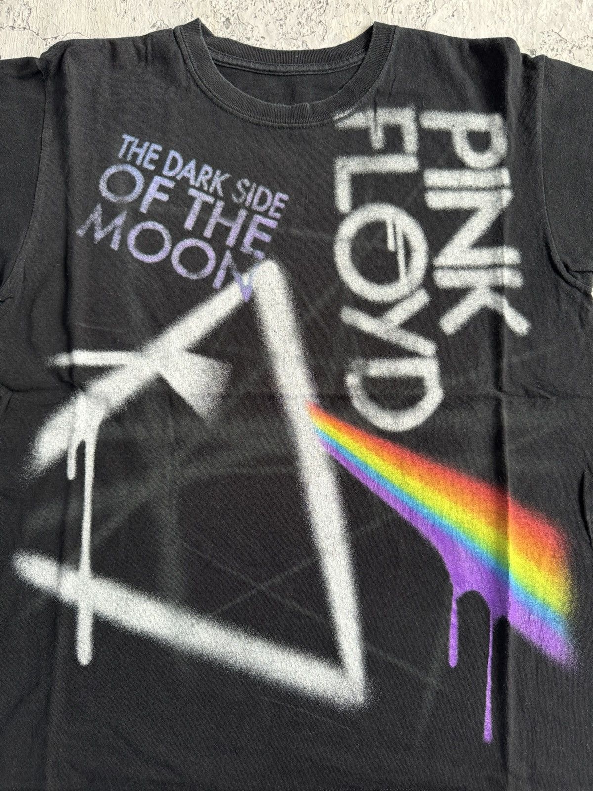 Band Tees × Pink Floyd × Vintage 2000s Pink Floyd Dark Side Of The Moon Tee Size US L / EU 52-54 / 3 - 3 Thumbnail