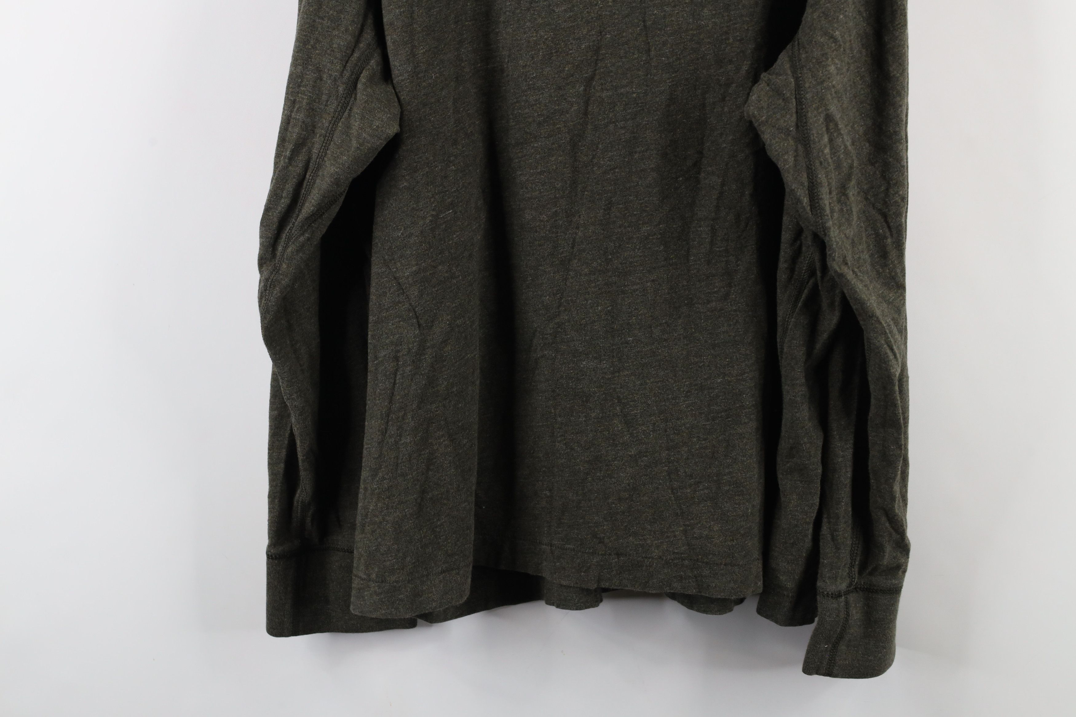 Eddie Bauer × Vintage Vintage Eddie Bauer Jersey Knit Long Sleeve Henley T-Shirt Size US XXL / EU 58 / 5 - 11 Thumbnail