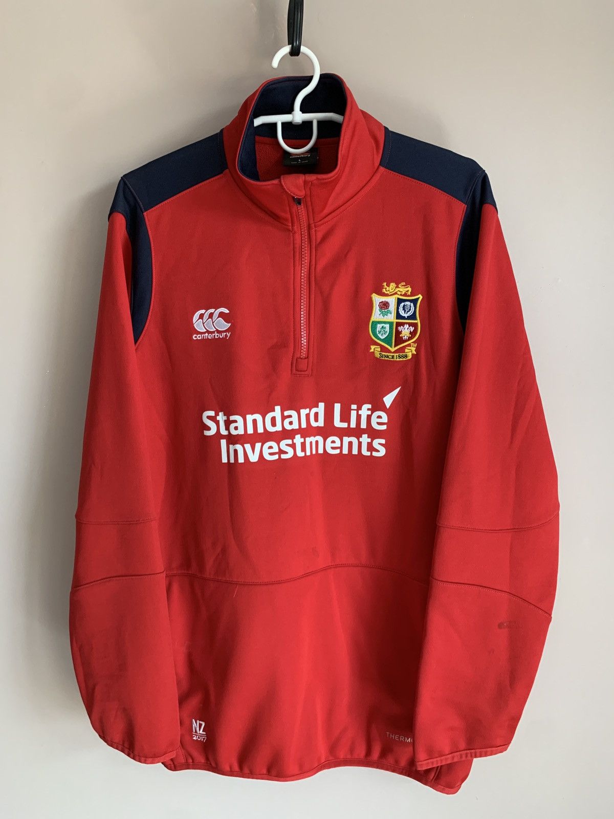 Canterbury of New Zealand British and Irish Lions 1/3 Zip Sweatshirt Rugby Canterbury Size US L / EU 52-54 / 3 - 1 Thumbnail