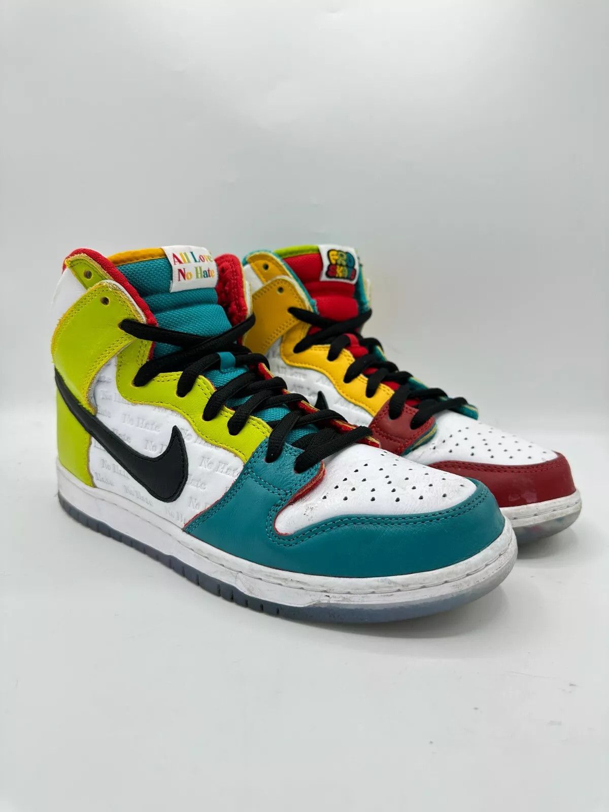 Nike SB froSkate Nike SB Dunk High Pro All Love Multicolor Size US 10 / EU 43 - 1 Thumbnail