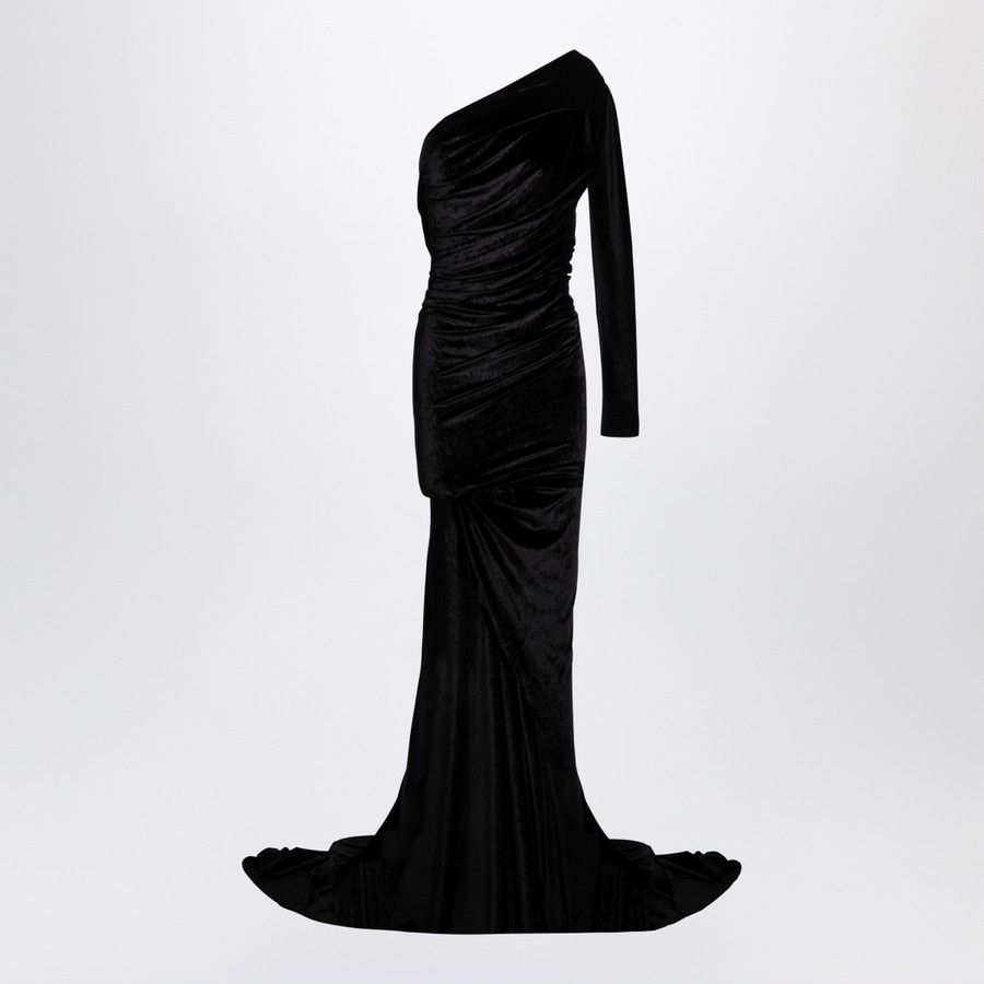 o1d2blof0824 Velvet Dress in Black