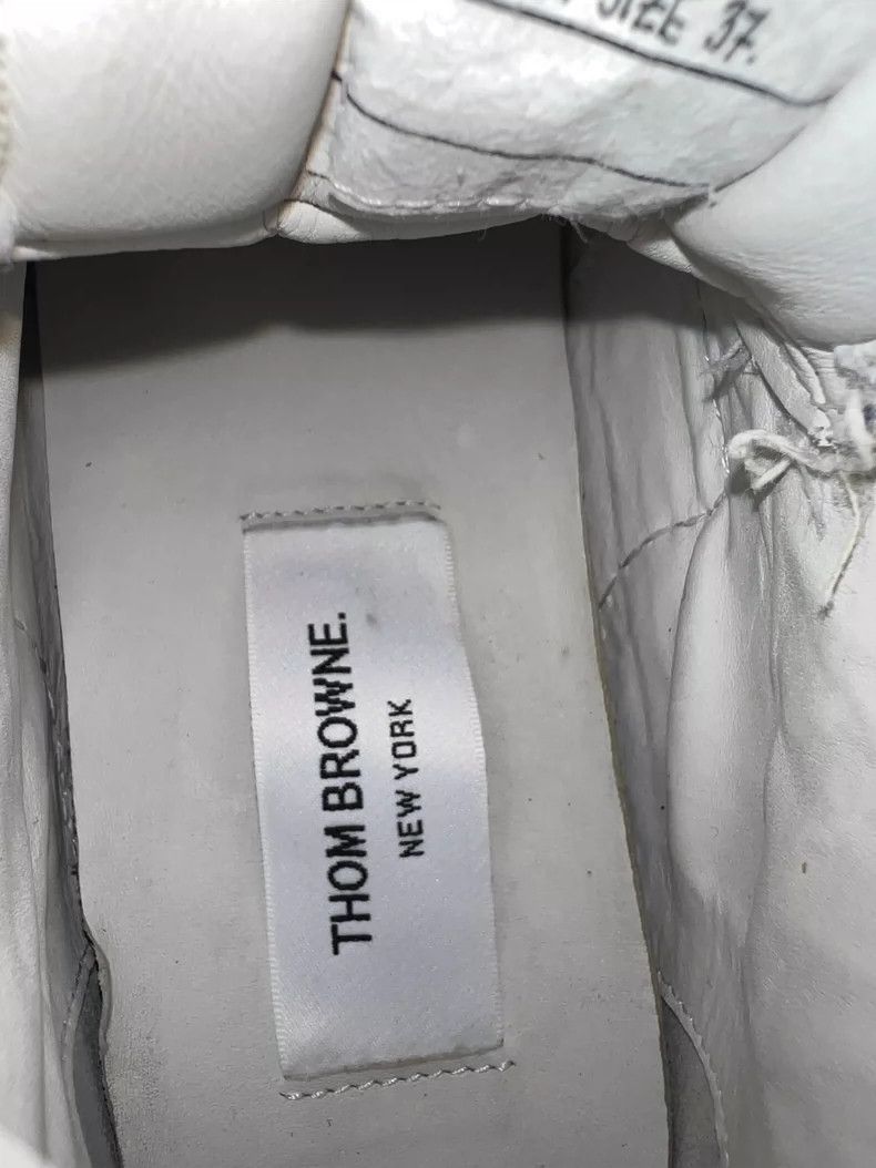 Thom Browne Thom Browne White shoes in pure leather Size US 5 / EU 37 - 7 Thumbnail