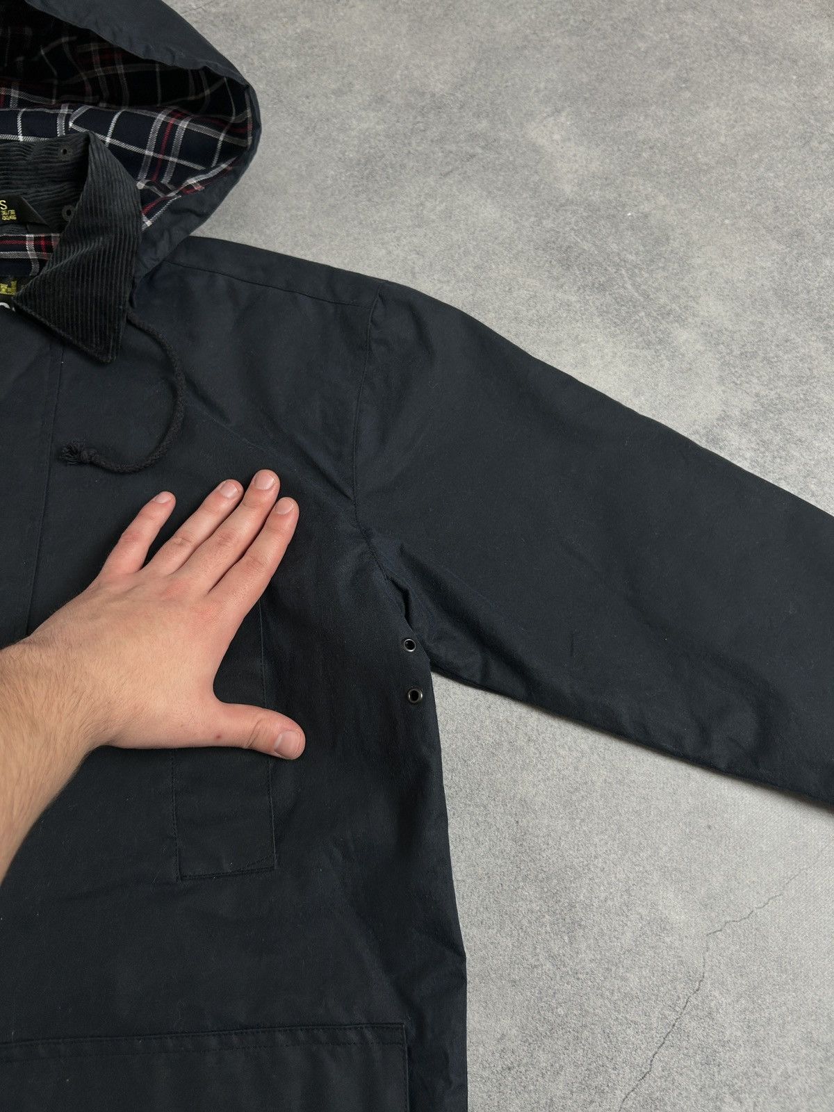 Orvis Mc Orvis Grail Wachs-Wetterjacke coat waxed barbour Size US S / EU 44-46 / 1 - 4 Thumbnail