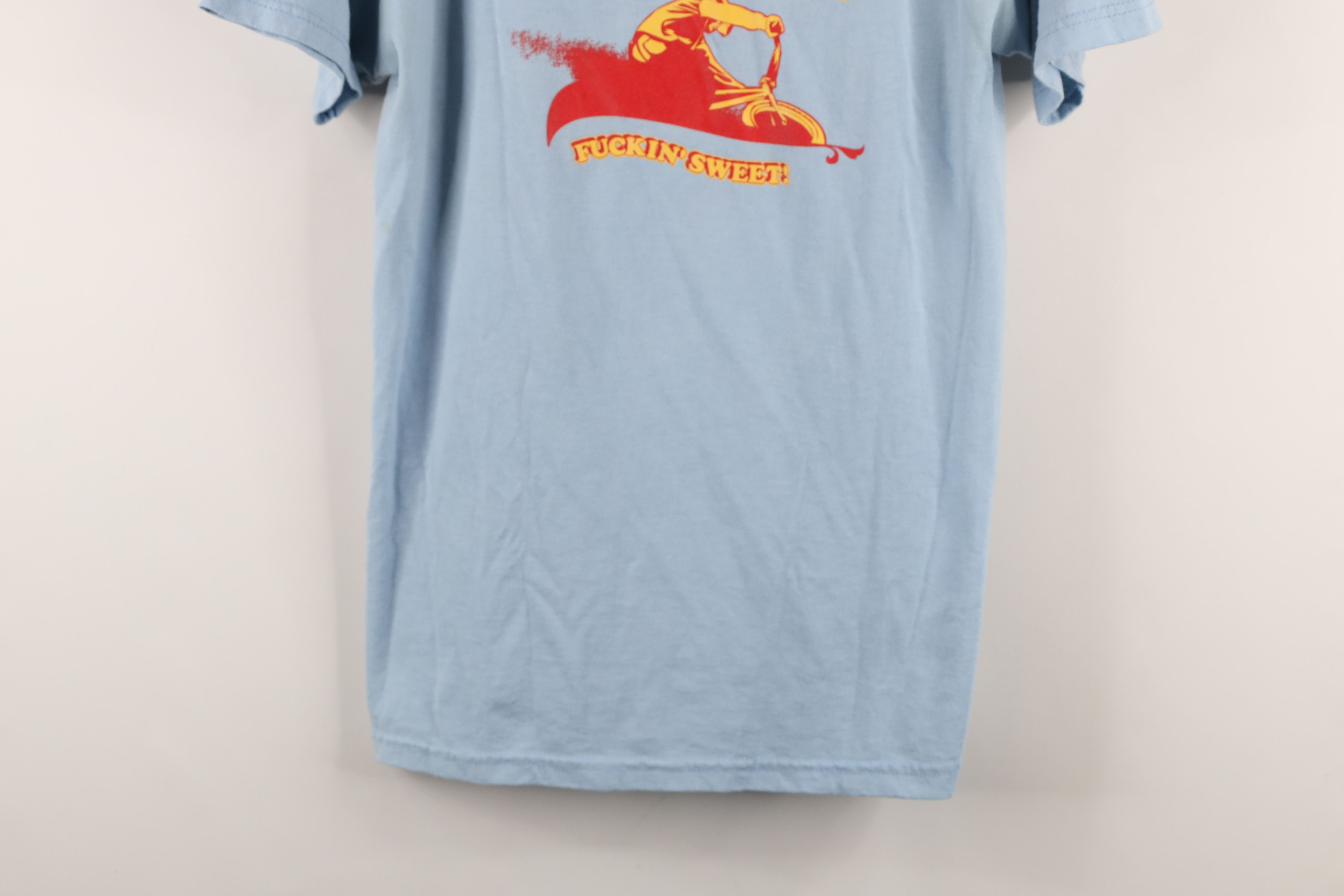 Vintage Vintage 90s Y2K BMX Magazine F*ckin Sweet T-Shirt Blue Size US M / EU 48-50 / 2 - 3 Thumbnail