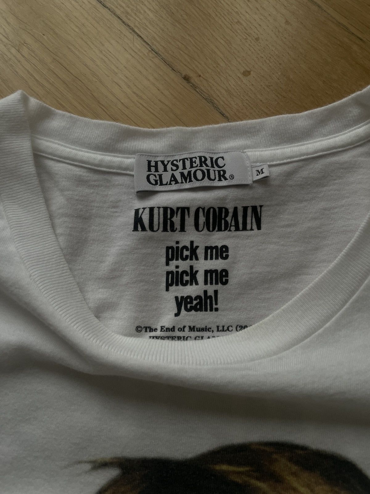 Hysteric Glamour Hysteric Glamour x Kurt Cobain Tee Size US M / EU 48-50 / 2 - 3 Thumbnail