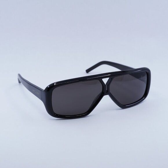 Saint Laurent Paris Saint Laurent SL569Y 001 Sunglasses Black Aviator Frame Size ONE SIZE - 5 Thumbnail
