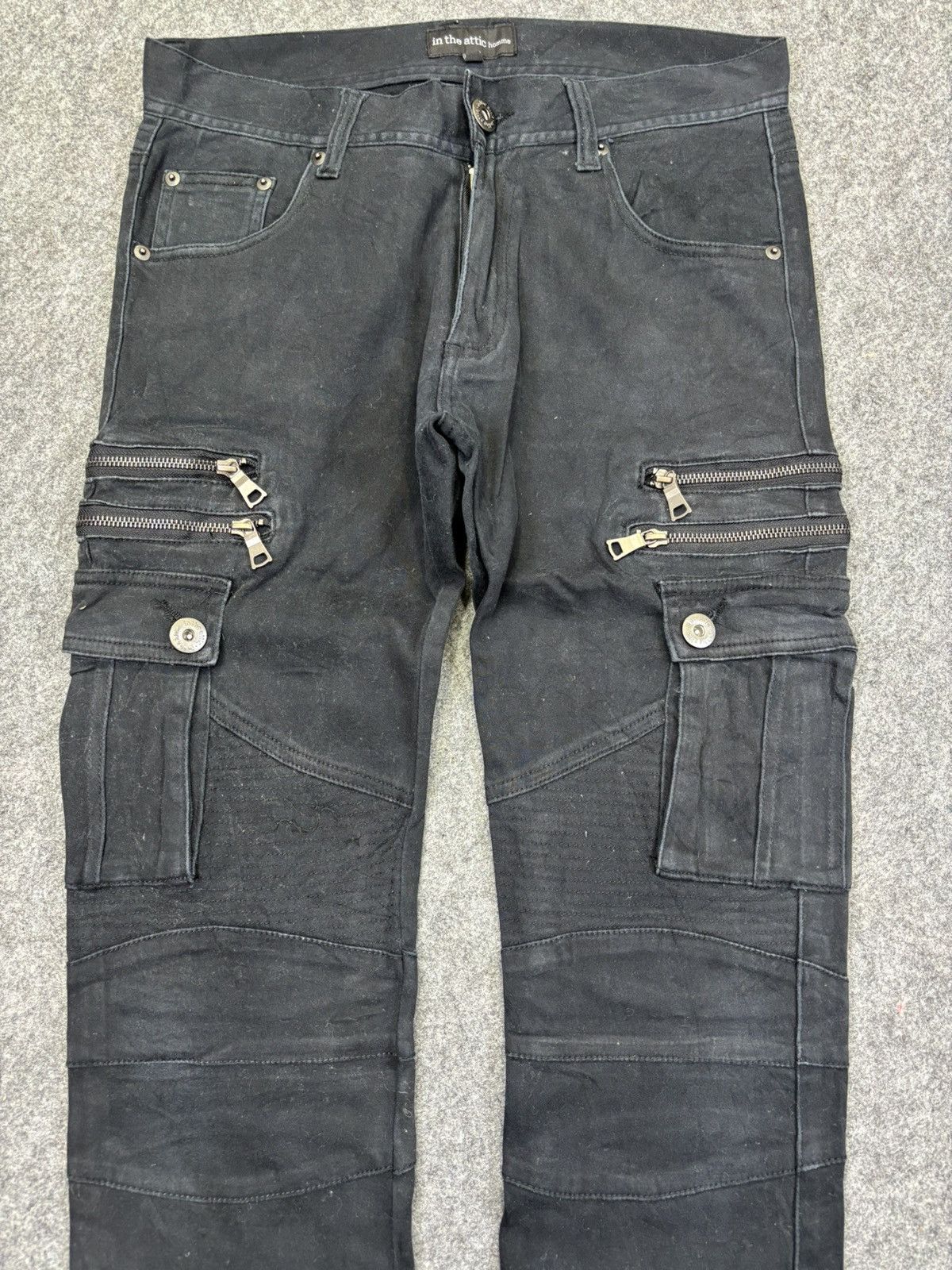 Japanese Brand In the attic Seditionaries style Multizipper Cargo Pant F988 Size US 31 - 3 Thumbnail