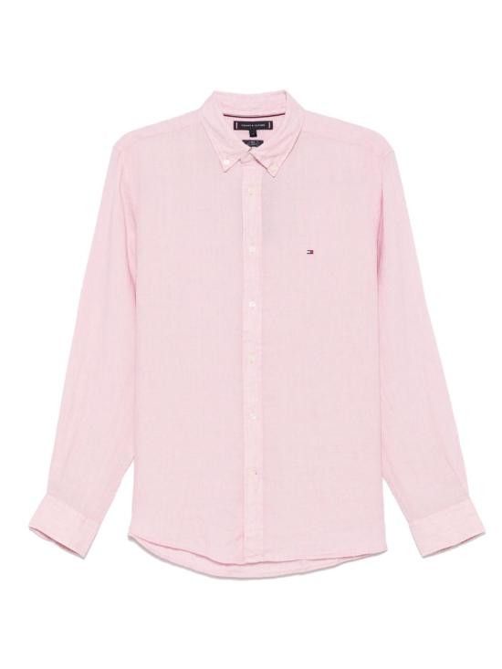 Tommy Hilfiger TOMMY HILFIGER Men Long Tops MW0MW34602 TOL Pink Size US L / EU 52-54 / 3 - 1 Thumbnail