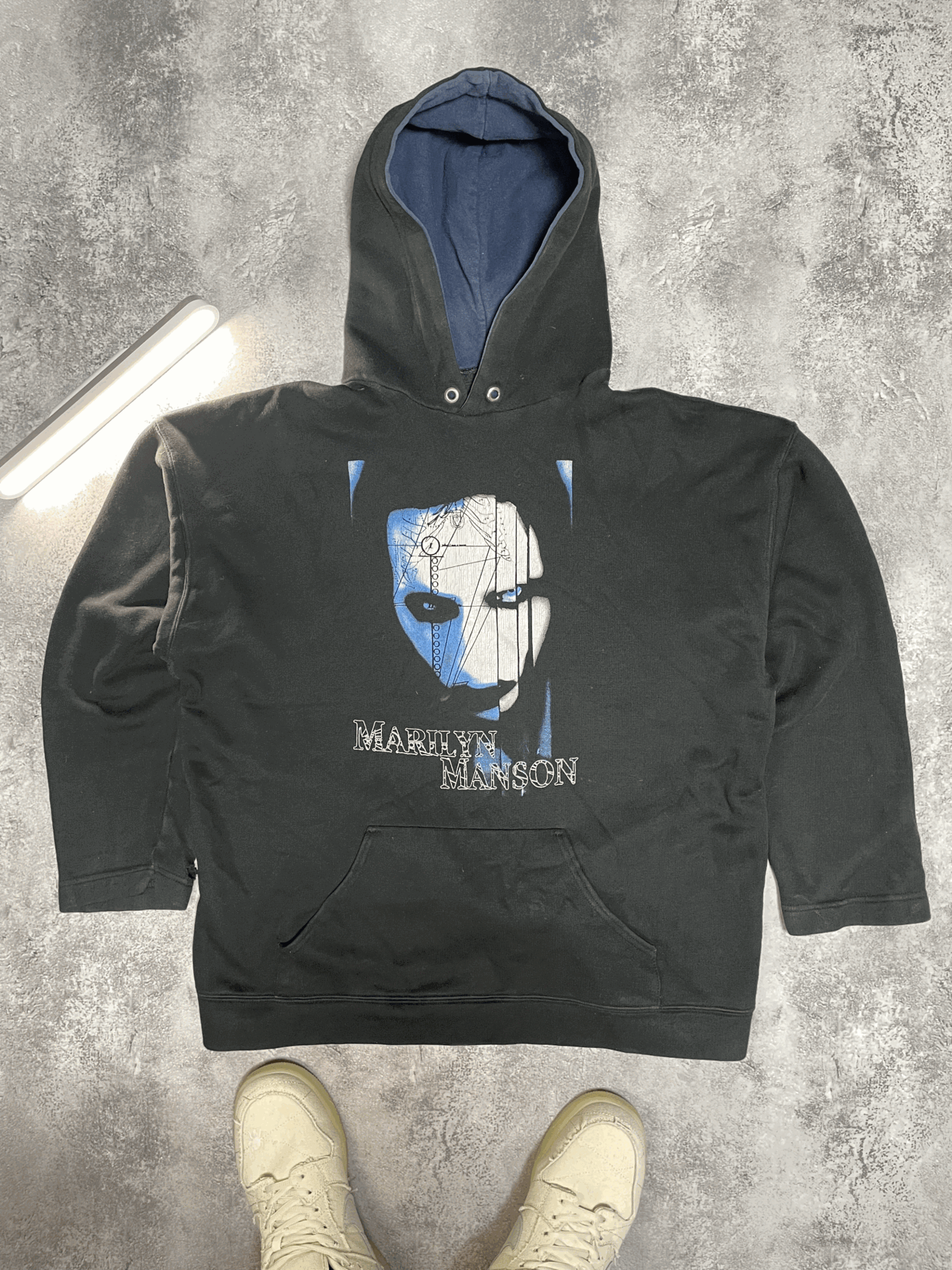 Vtg Marilyn Manson Holy Wood Archive Hoodie Y2K XL