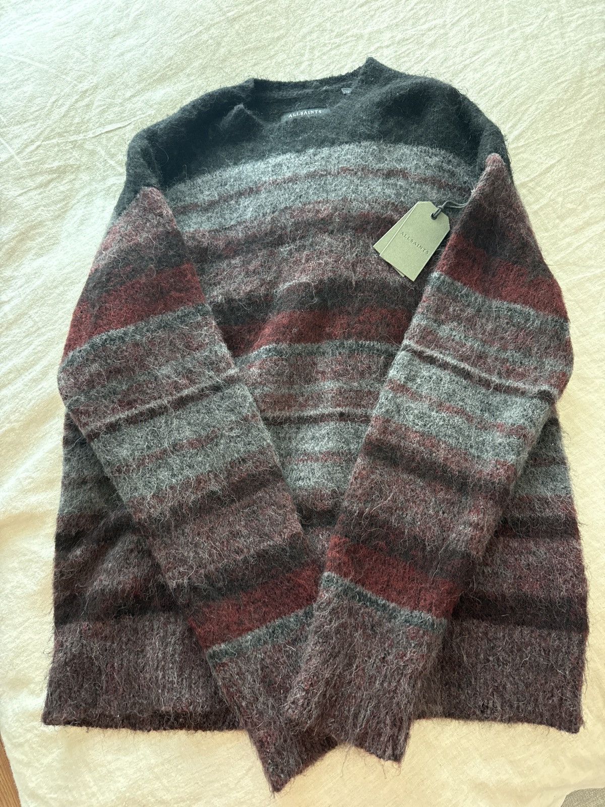 Allsaints Allsaints lemmy crew black barolo red sweater Size US M / EU 48-50 / 2 - 3 Thumbnail