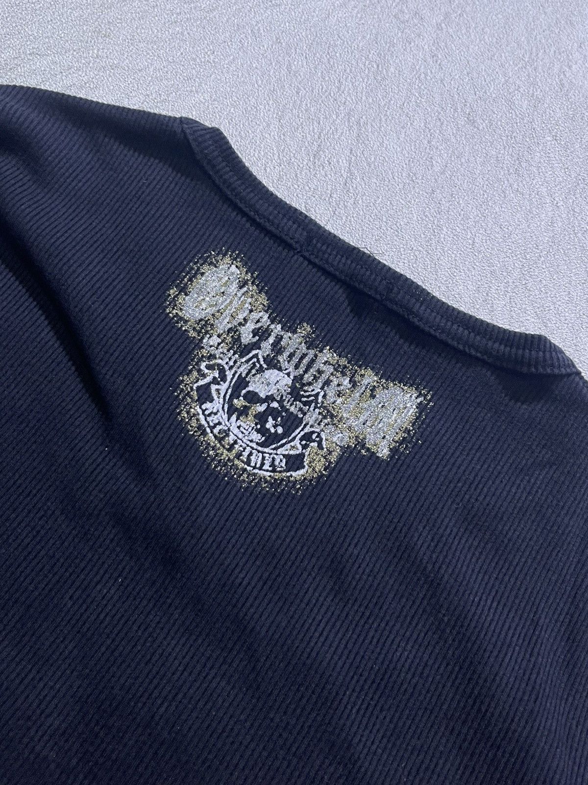 Japanese Brand Y2K AUHENTIC long sleeve tshirt cross skull style Size US S / EU 44-46 / 1 - 4 Thumbnail