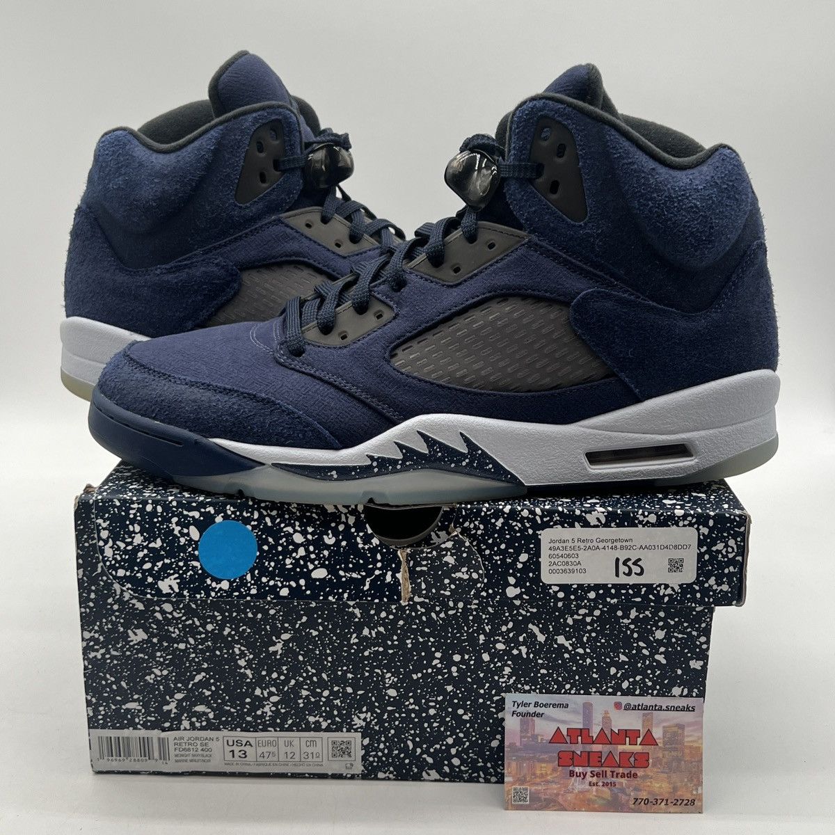 Jordan Brand Air Jordan 5 midnight navy Size US 13 / EU 46 - 1 Thumbnail