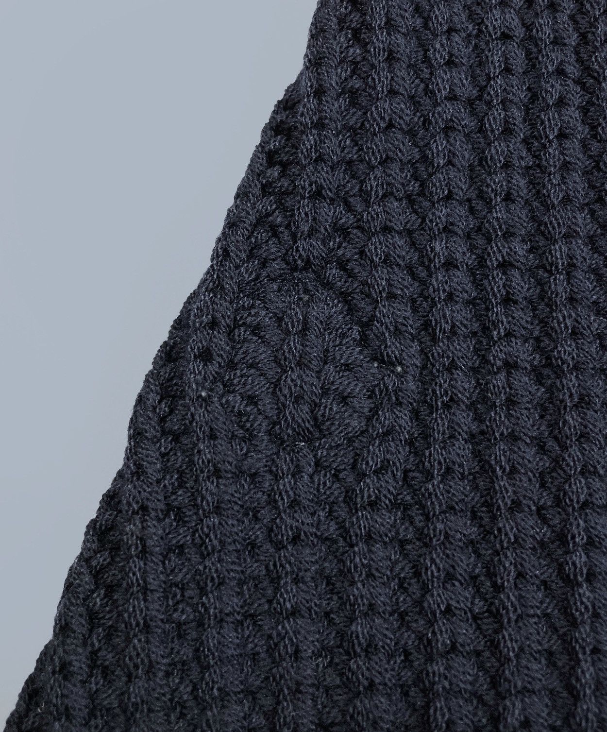 Moncler Moncler 100% Wool Double Side Cable Knit Logo Scarf Neckwear Size ONE SIZE - 5 Thumbnail
