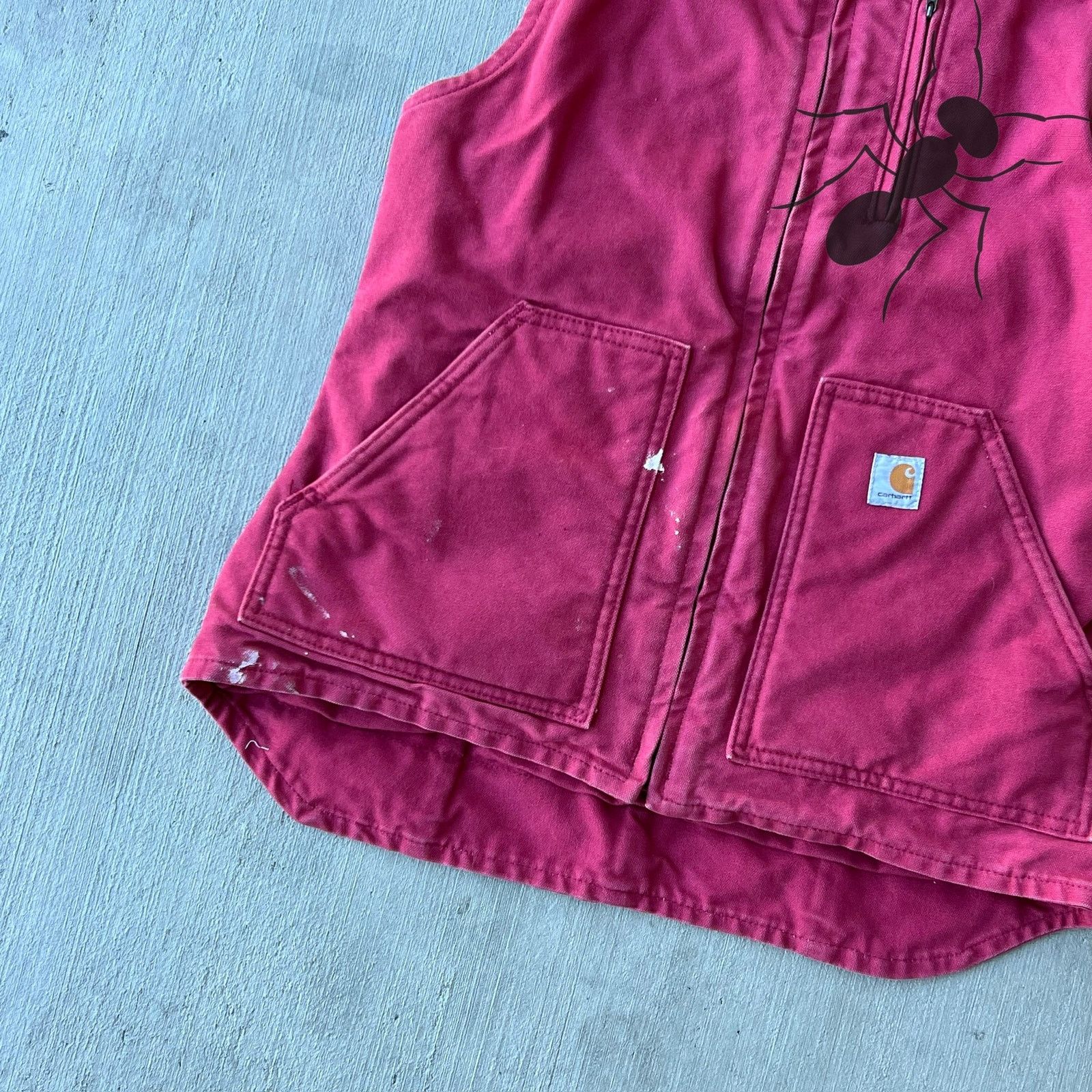 Carhartt × Vintage Carhartt WOMENS V001 pink work wear vest Size US XS / EU 42 / 0 - 2 Thumbnail