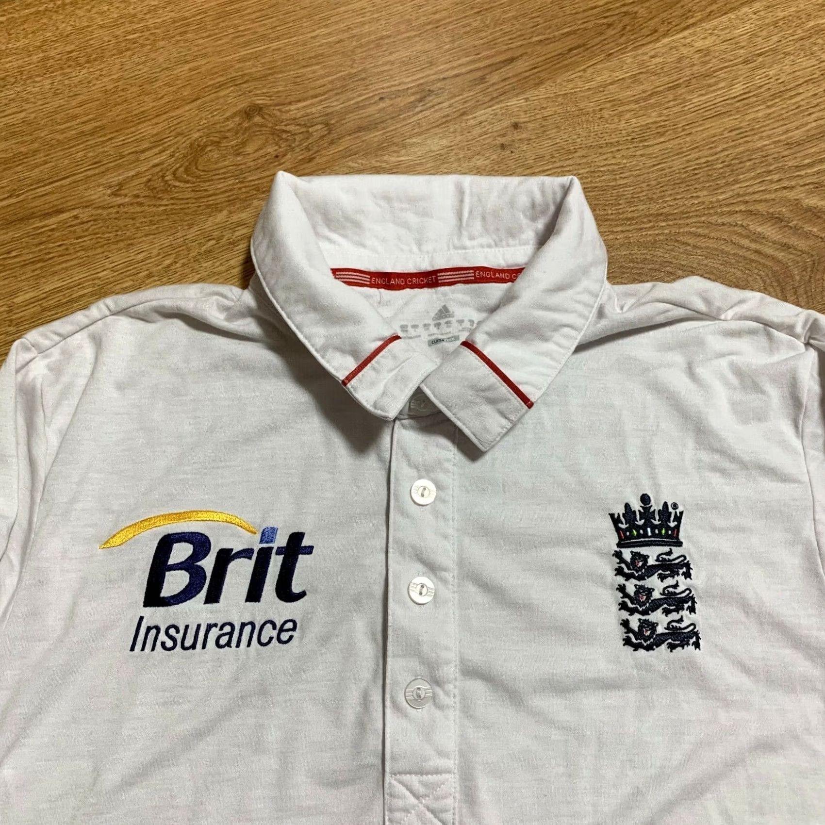 Adidas adidas England Polo Shirt Jersey T-Shirt Size 8 White Mens Short Sleeve Jersey 8 XS? Size US M / EU 48-50 / 2 - 3 Thumbnail
