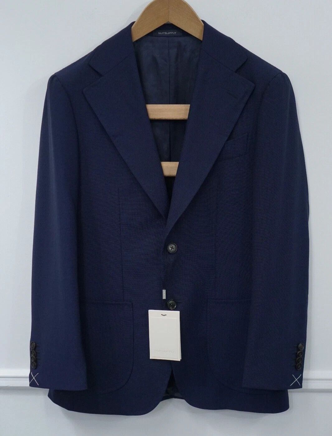 Suitsupply Men Suitsupply Blazer Havana Patch Wide Label Pure Wool US34 Size 34R - 1 Thumbnail