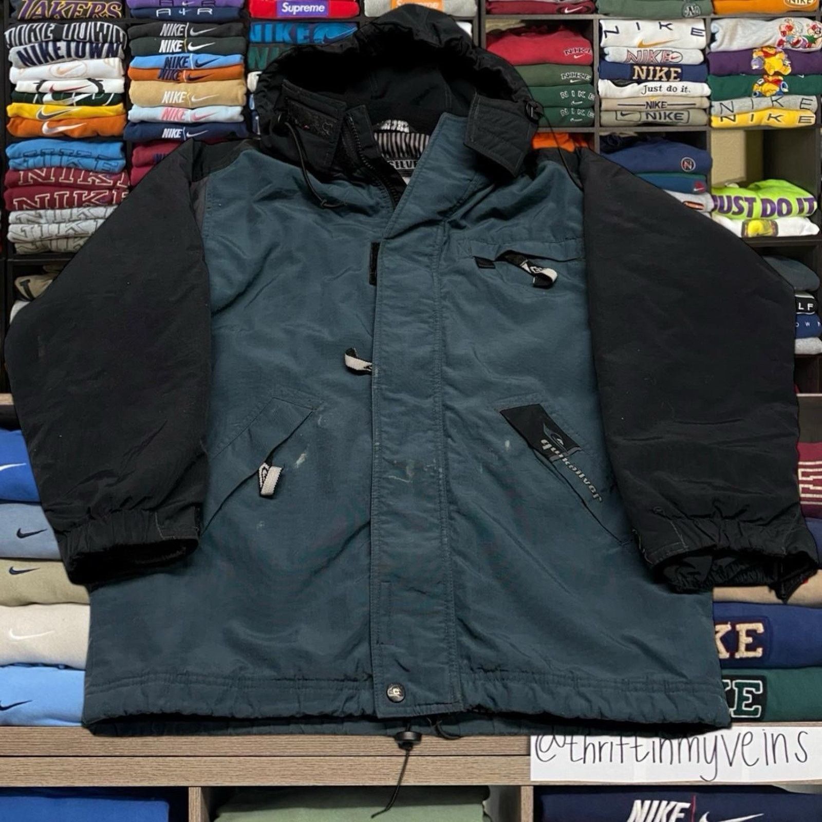 Quiksilver Vintage 90s quiksilver Surf Sweater/Shirt Size US L / EU 52-54 / 3 - 1 Thumbnail