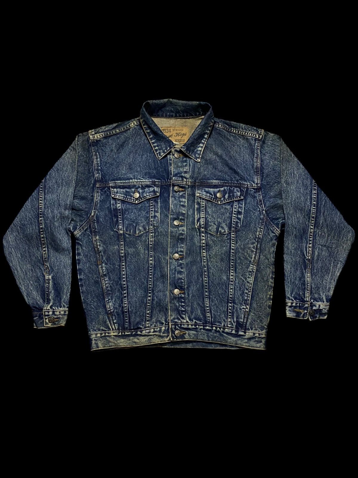 Hope Mac Hope 80s acid wash denim jacket faded accents jacket Size US L / EU 52-54 / 3 - 1 Thumbnail