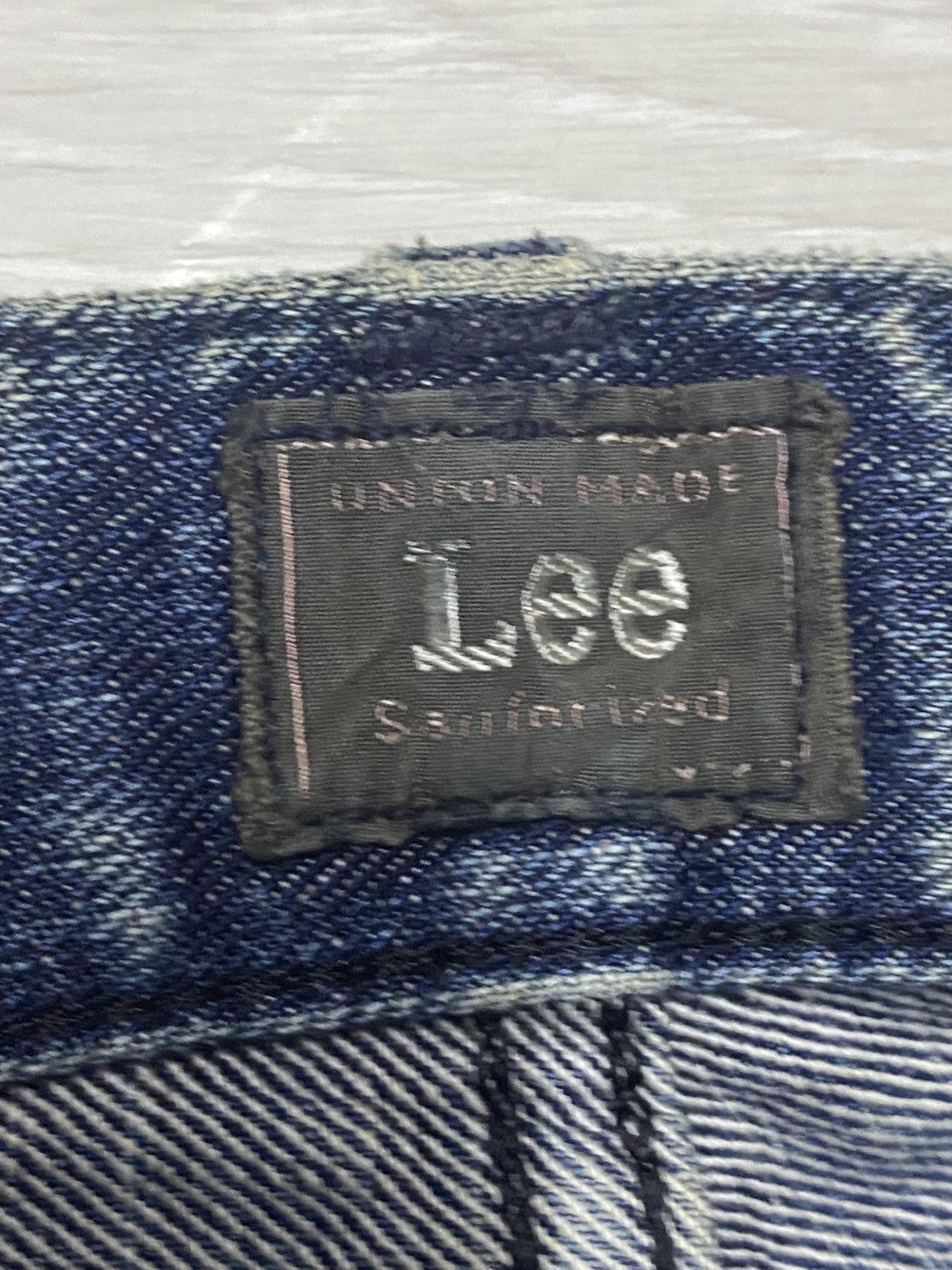 Lee × Number (N)ine Lee Riders Sanforized Dirty Wash Distressed Loose Jeans Size US 30 / EU 46 - 12 Thumbnail