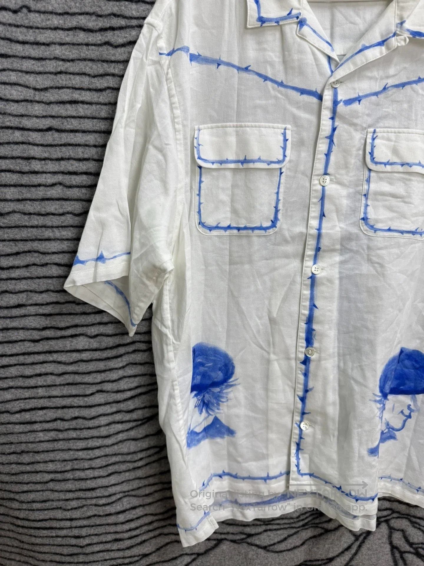 Undercover UNDERCOVER Ballpoint Artist Short Sleeve Shirt. Size US XL / EU 56 / 4 - 2 Thumbnail