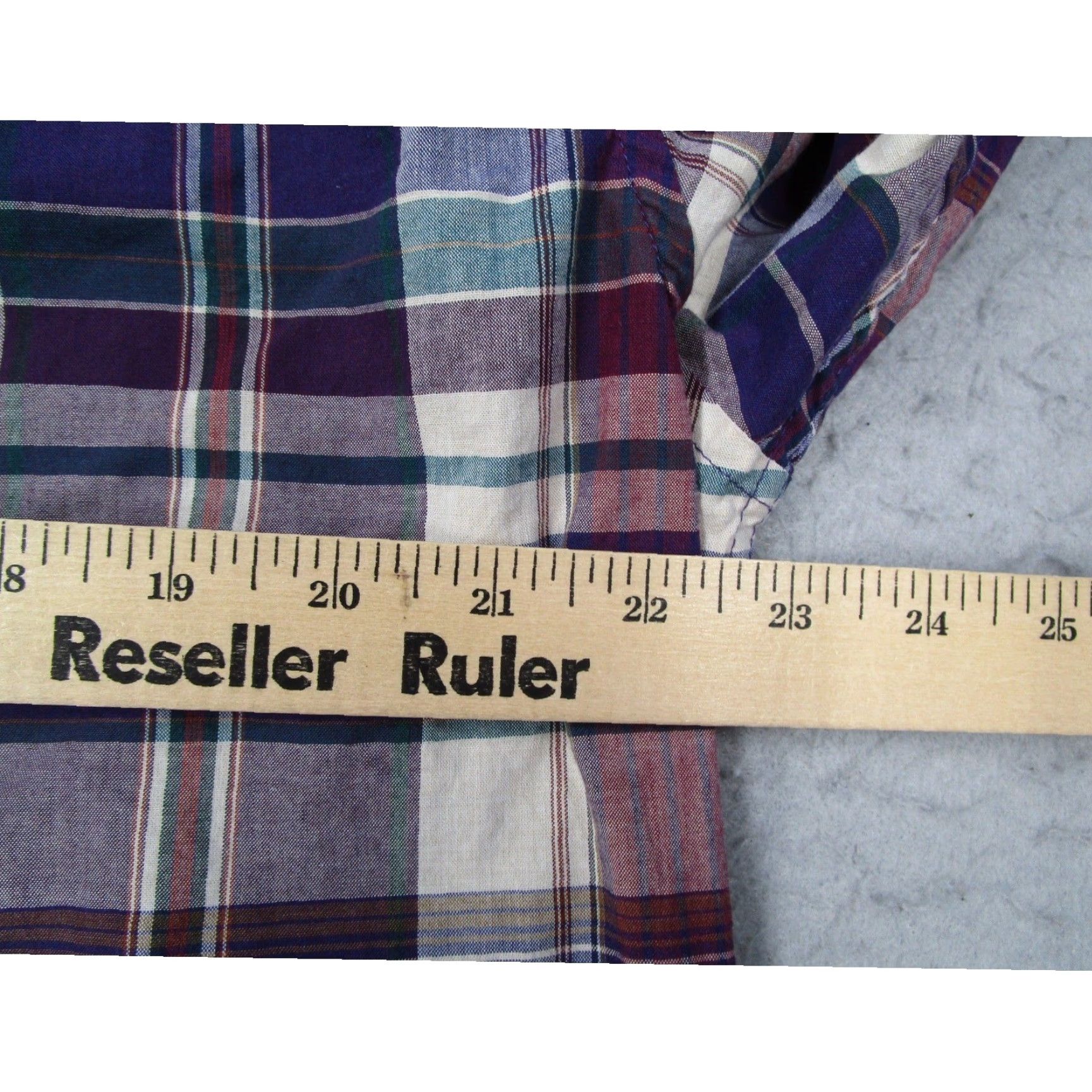 J.Crew J.Crew Secret Wash Slim Fit Plaid Button Down Shirt Mens XL Purple BN127 Oarsman Size US XL / EU 56 / 4 - 7 Thumbnail