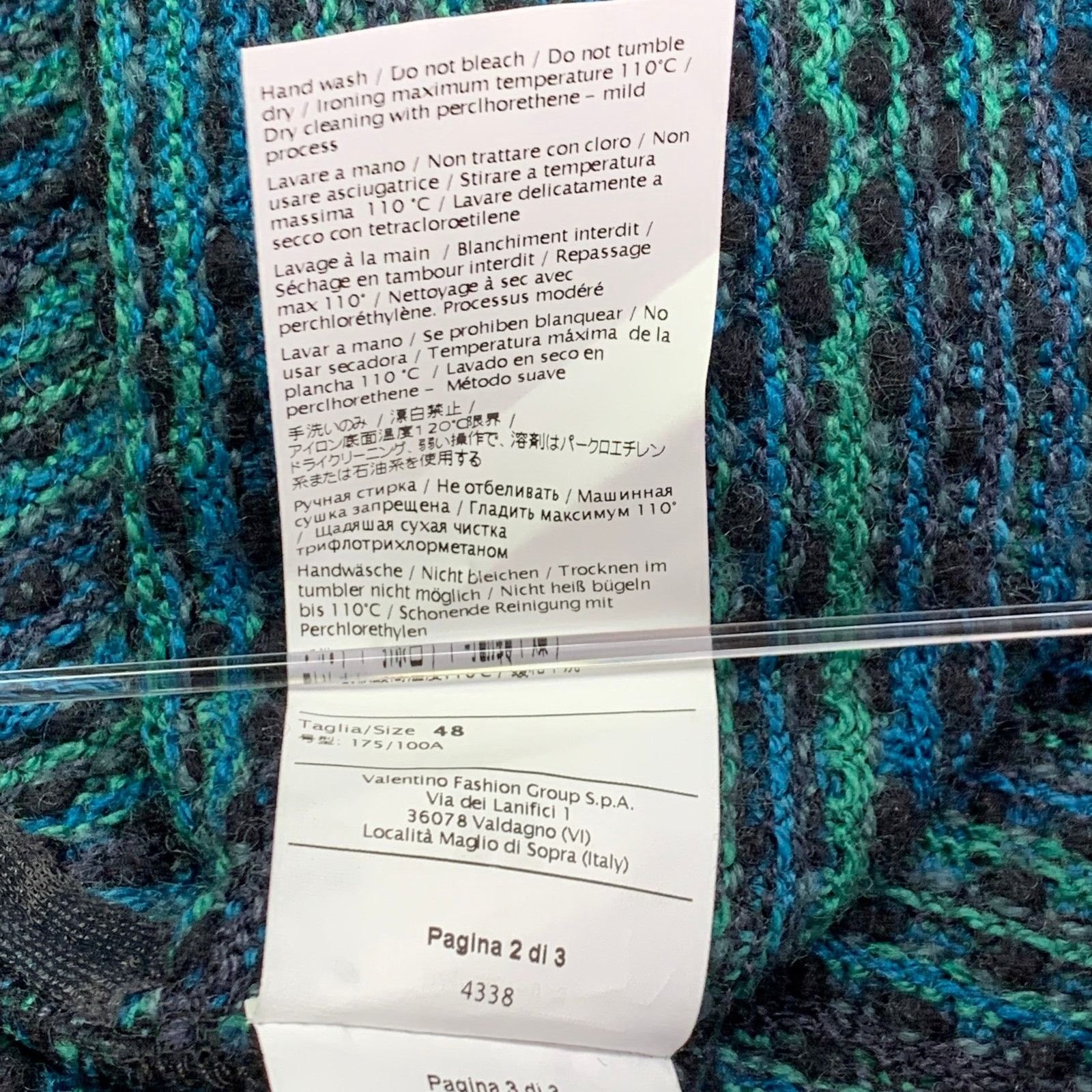 Other M MISSONI 12 Charcoal Green Wool Blend Knit Open Front Coat Size XL / US 12-14 / IT 48-50 - 9 Thumbnail