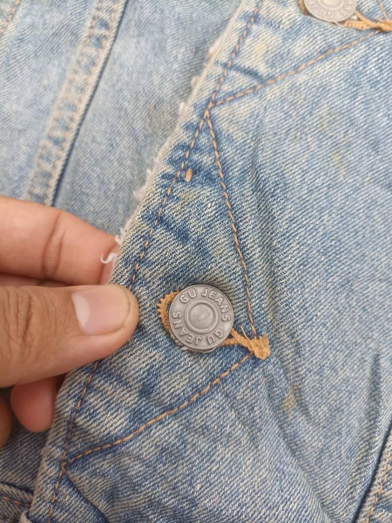 GU GU Sherpa Denim Jacket Button Size US L / EU 52-54 / 3 - 9 Thumbnail