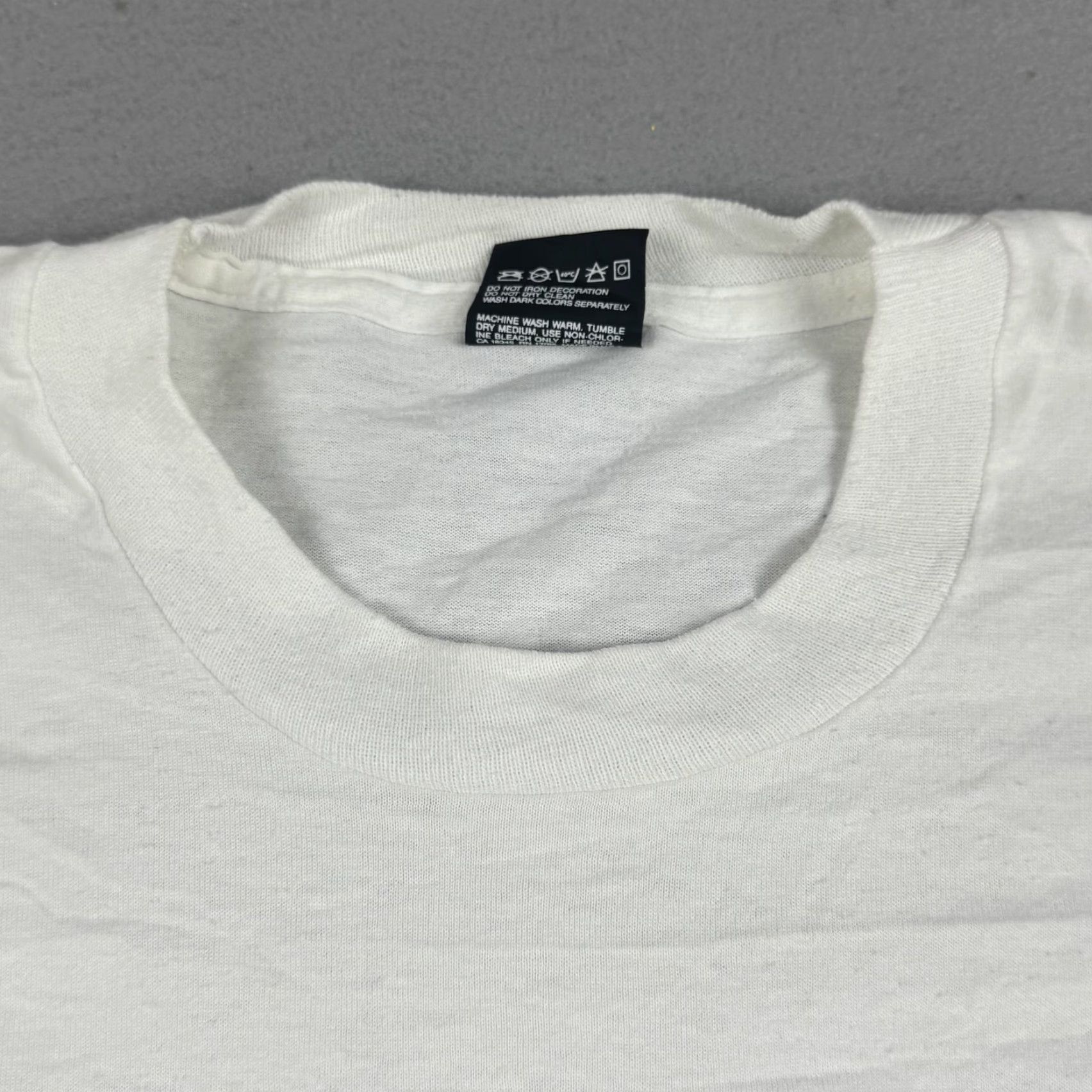 Fruit Of The Loom VINTAGE Walk for Assumption Shirt Mens XL White Born to Foot Jive Made USA 90s Size US XL / EU 56 / 4 - 6 Thumbnail