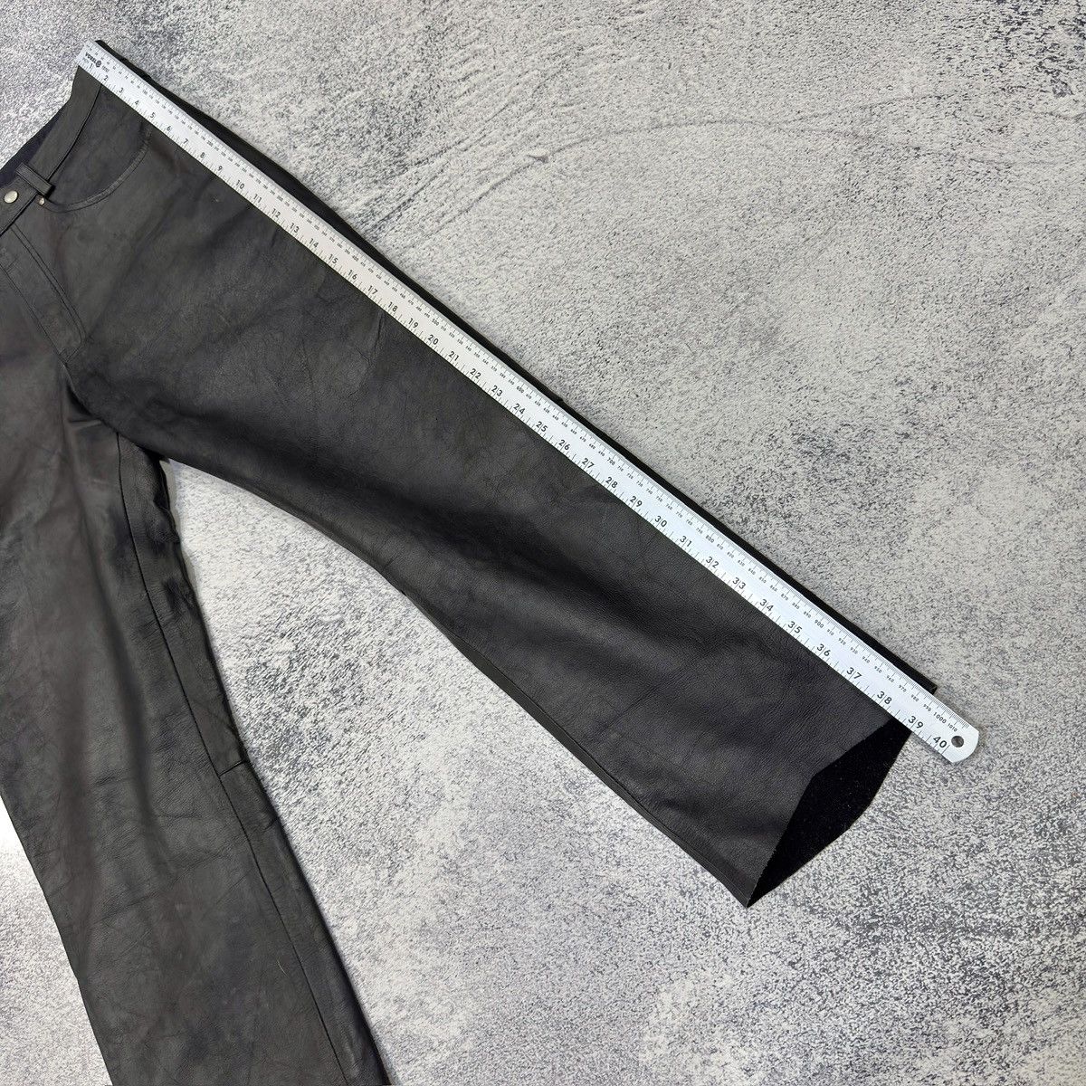 Genuine Leather Held The Emotion Black Genuine Leather Pants 32 size M Size US 32 / EU 48 - 17 Thumbnail