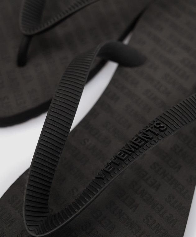 Vetements o1y0924 Flip Flops in Black Size US 8 / EU 41 - 5 Thumbnail