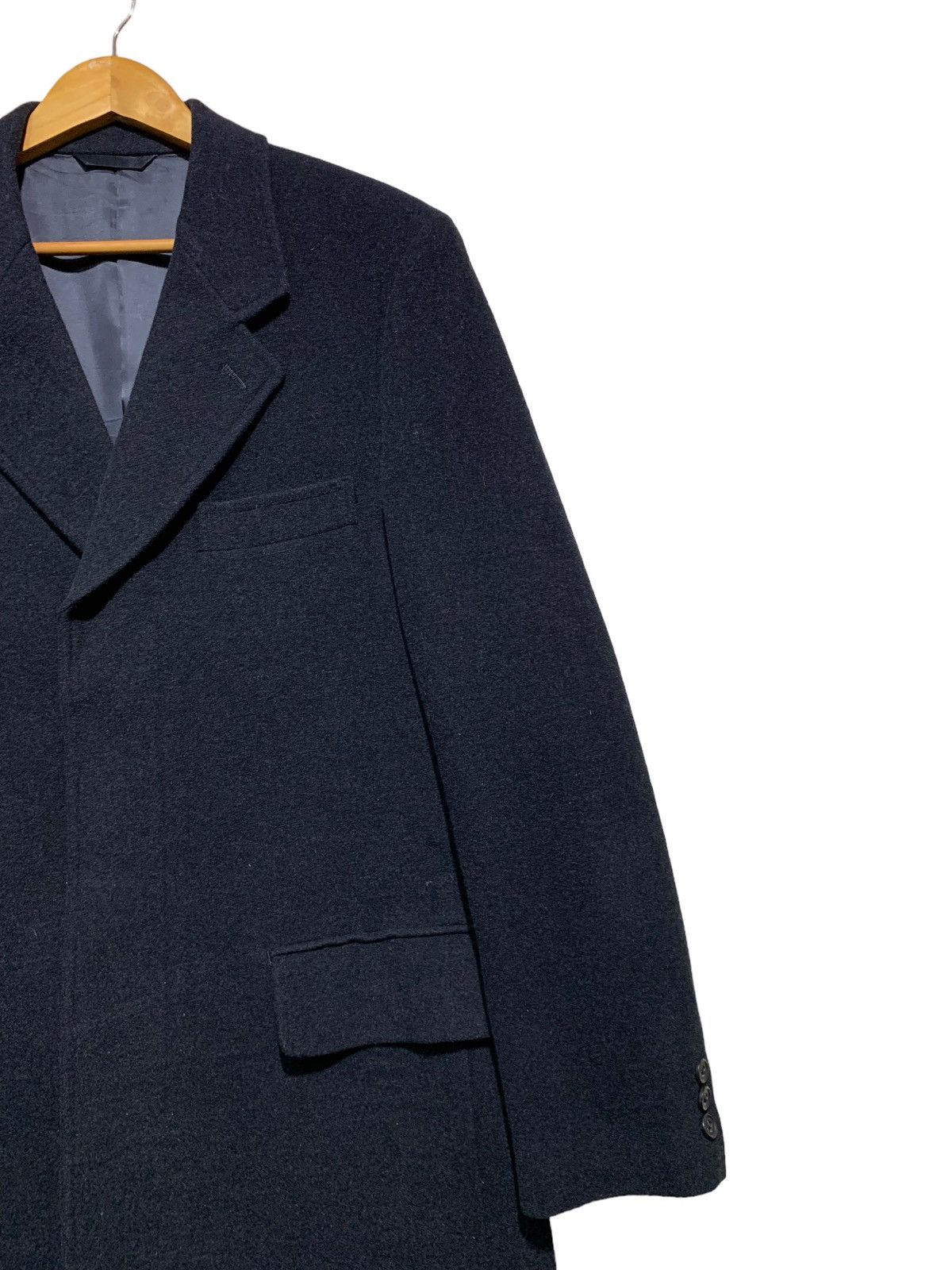 Yohji Yamamoto 🔥YOHJI YAMAMOTO WOOL OVERCOATS Size US M / EU 48-50 / 2 - 5 Thumbnail