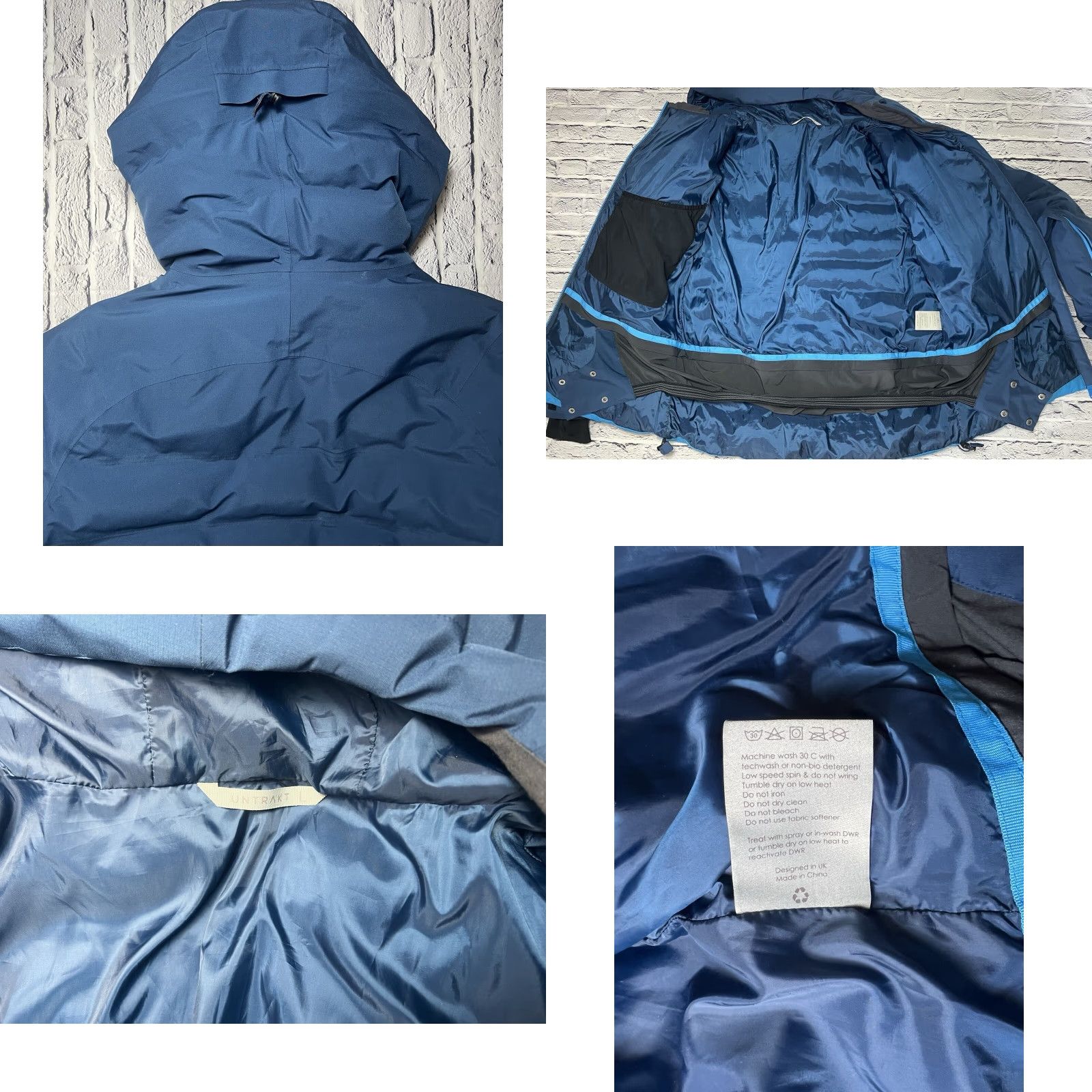 Vintage UNTRAKТ IGNEOUS Down Insulated Ski Snowboard Jacket L Men’s Blue Slim Puffer Jacket Winter Skiing 30” 32.5” Length Men Size US L / EU 52-54 / 3 - 8 Thumbnail