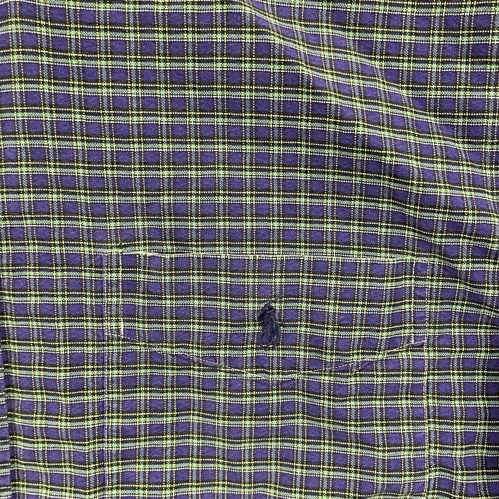 Polo Ralph Lauren VINTAGE Polo Ralph Lauren Shirt Mens M Purple Green Check Plaid Long Sleeve Casual Size US M / EU 48-50 / 2 - 4 Thumbnail