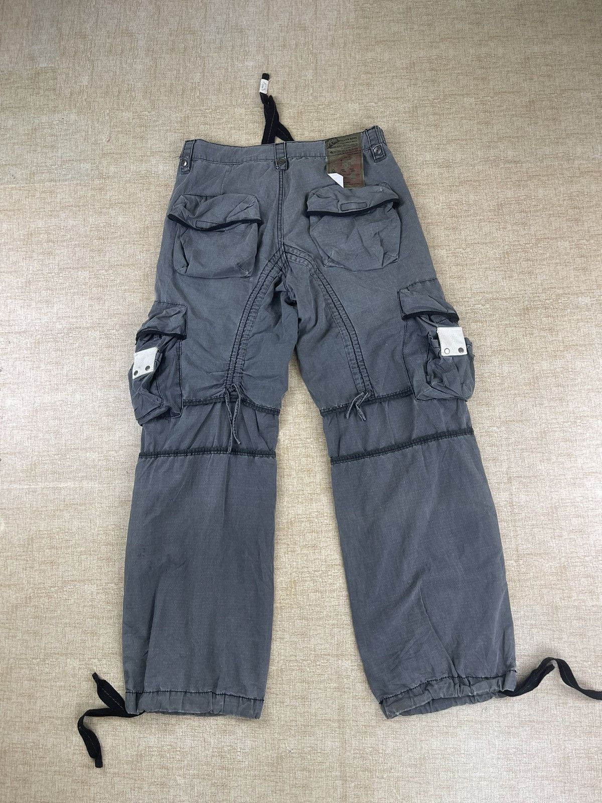 Vintage PPFM Yellow Riot Punks! Bondage Multipocket Pants