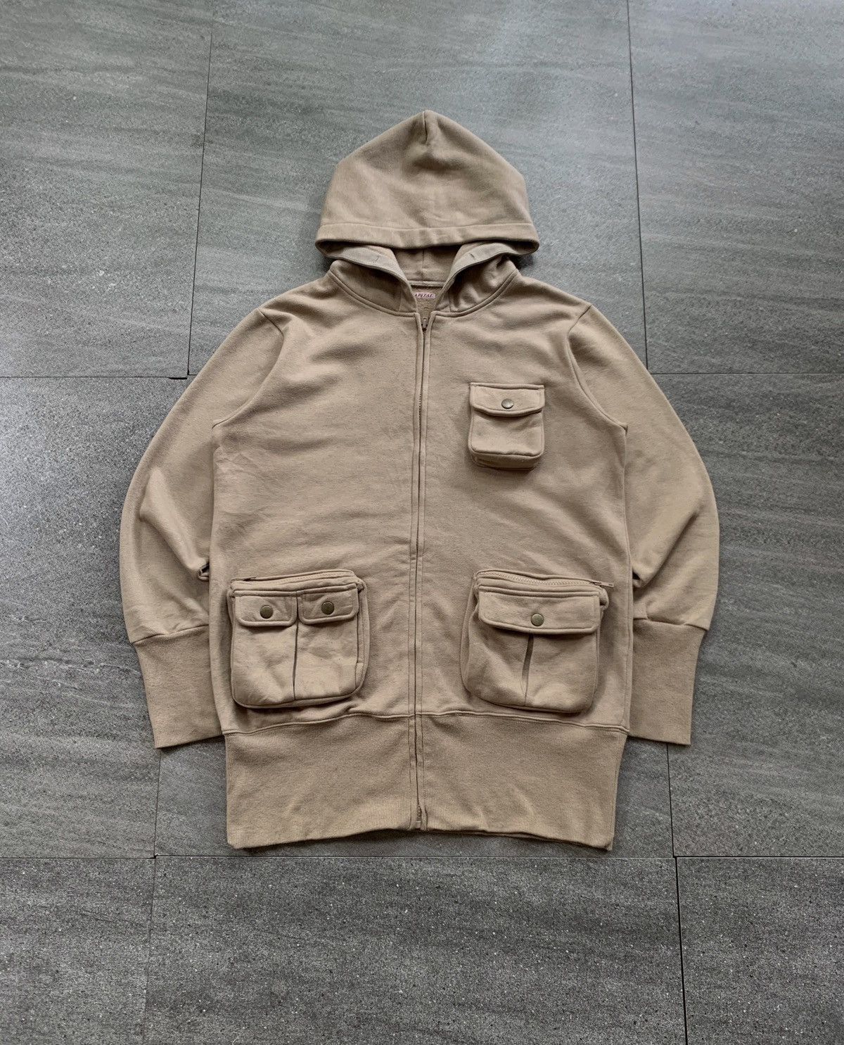 Kapital Cargo Multi Pocket Zip Hoodie Size US M / EU 48-50 / 2 - 1 Thumbnail