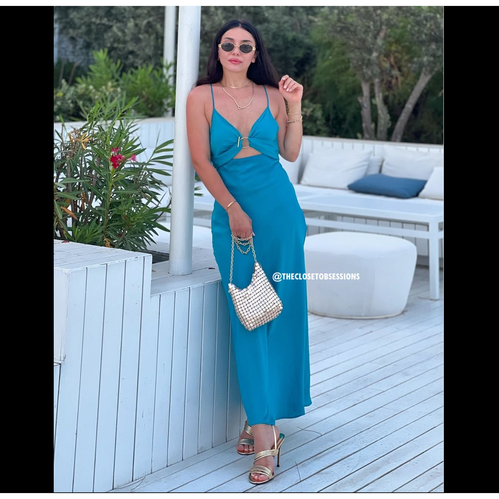 Zara ZARA BLOGGER FAVE!!! Midi Dress with Metal Detail NWT Size M / US 6-8 / IT 42-44 - 17 Thumbnail
