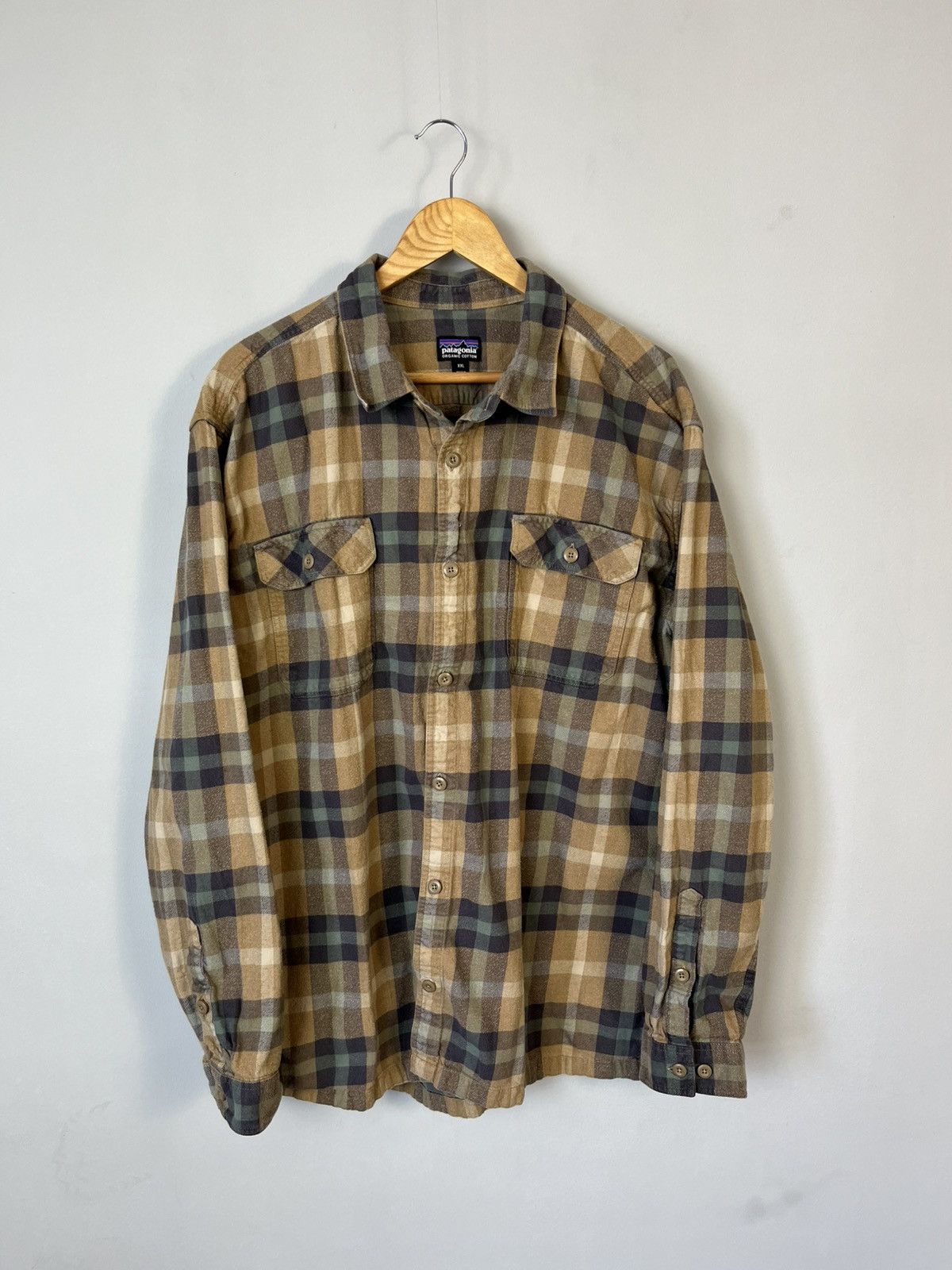 Patagonia Plaid Organic Cotton Long Sleeve Flannel Shirt