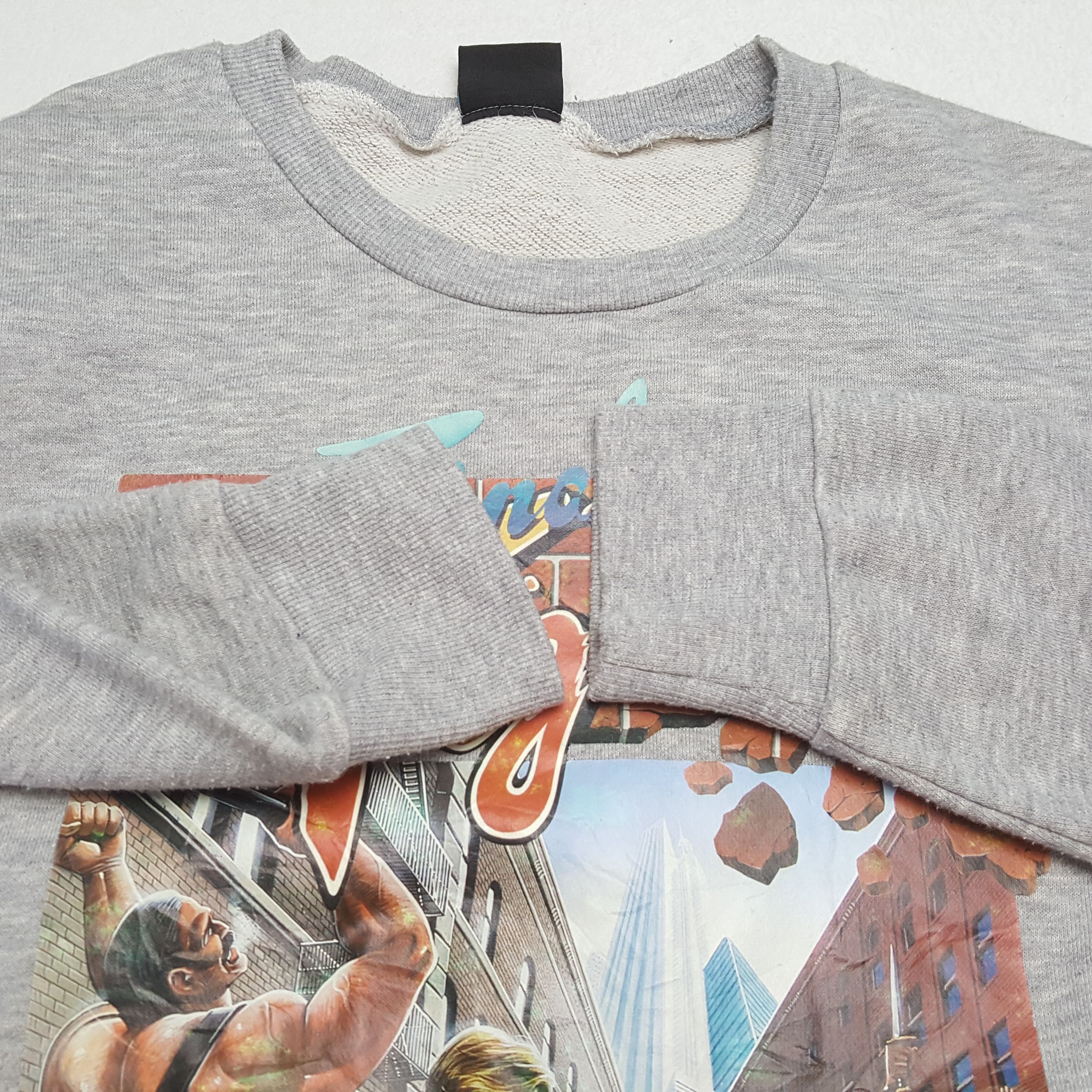 Playstation × The Game × Vintage FINAL FIGHT Capcom Video Games Promo Style Sweatshirt Size US M / EU 48-50 / 2 - 8 Thumbnail