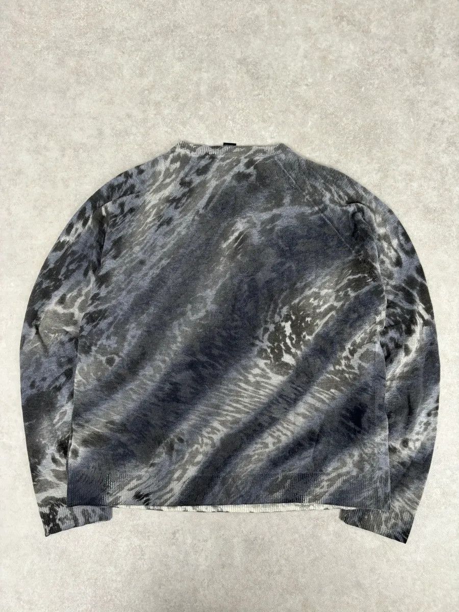 Roberto Cavalli 2000s Roberto Cavalli Grey Leopard Camo Sweater Size US M / EU 48-50 / 2 - 5 Thumbnail