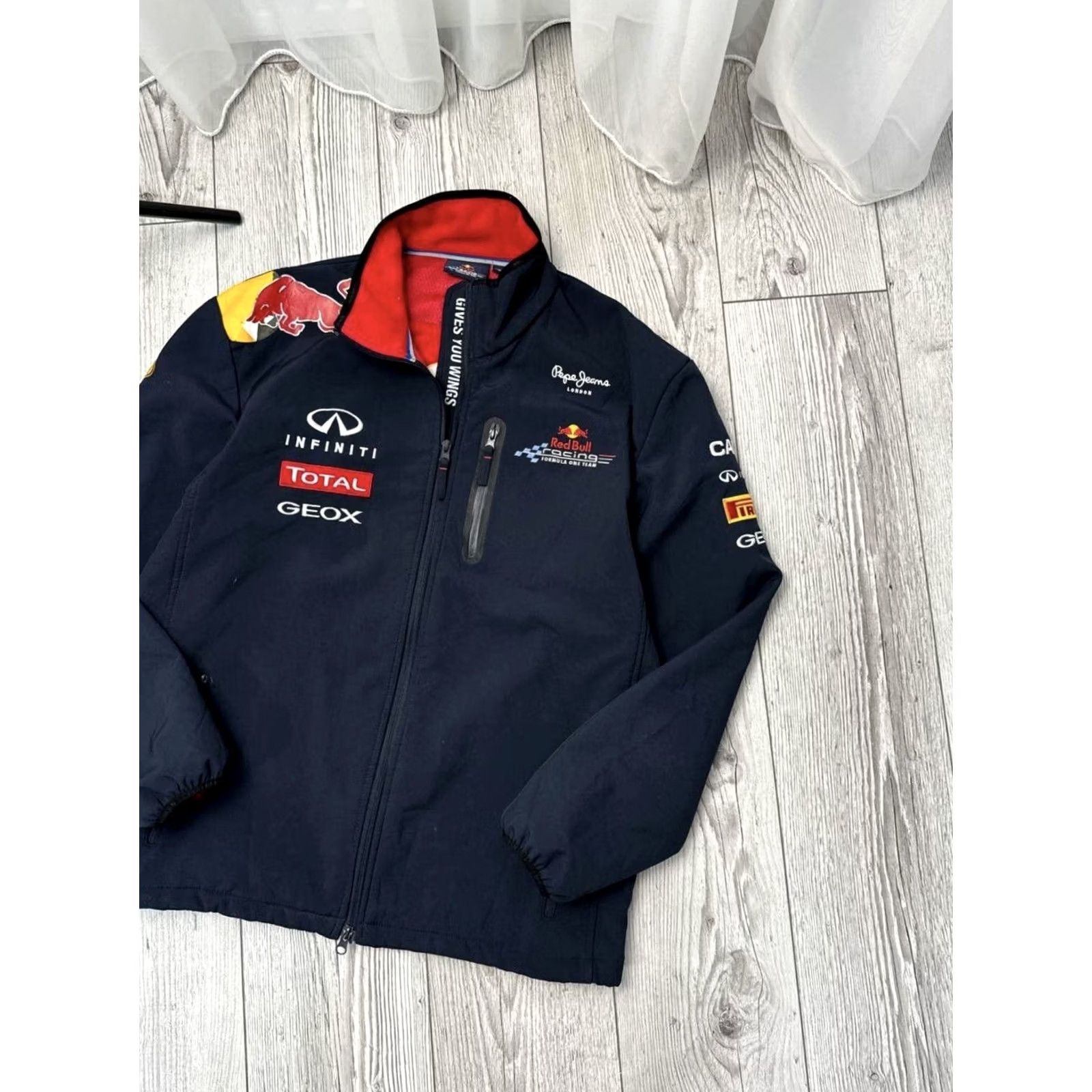 Pepe Jeans Pepe jeans Red Bull Infiniti racing Softshell jacket Size US 39 - 5 Thumbnail