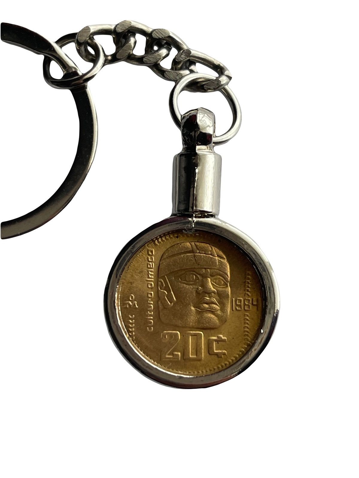 Vintage Mexico golden coin keychain Size ONE SIZE - 2 Thumbnail