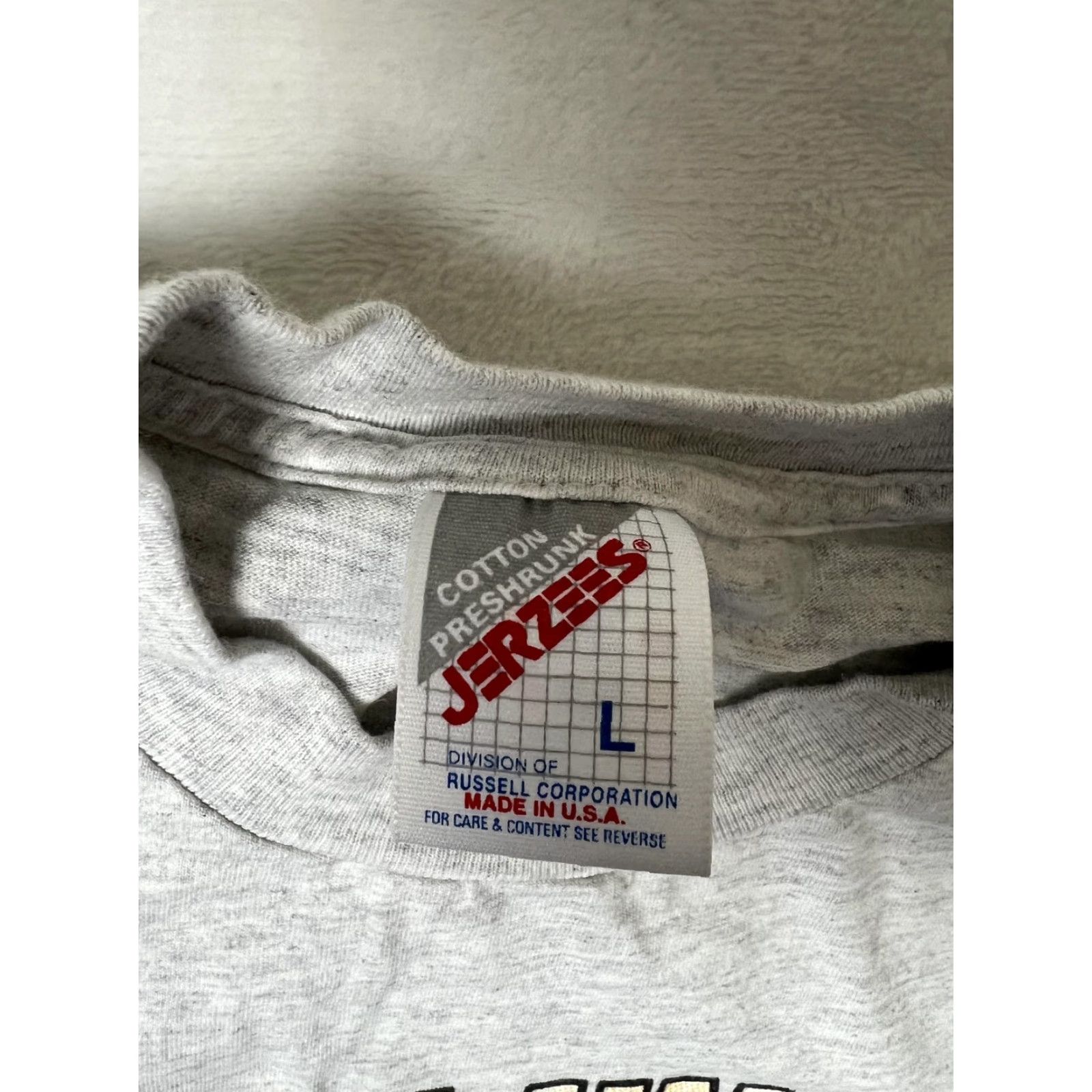 Jerzees VINTAGE Jerzees Golden Valley Lady Knights T-Shirt Mens Large Gray Volleyball 1996 90s Size US L / EU 52-54 / 3 - 3 Thumbnail