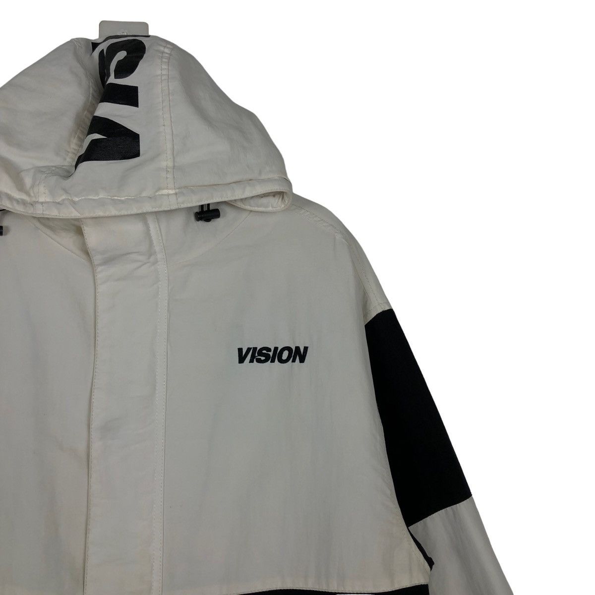Japanese Brand 🔥Rare Big Logo Striped Design Vision Streetwear Jacket Size US M / EU 48-50 / 2 - 5 Thumbnail