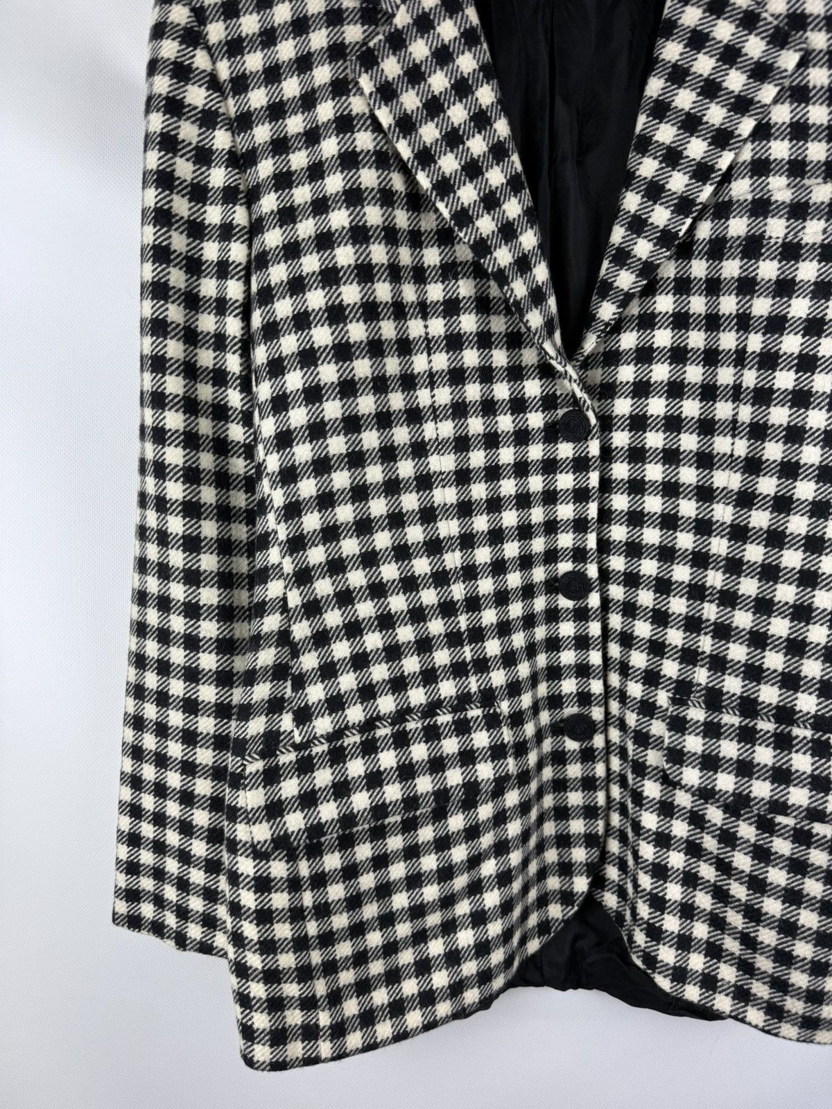 Salvatore Ferragamo Salvatore Ferragamo VTG Plaid Wool Cashmere Blazer Jacket Size M / US 6-8 / IT 42-44 - 7 Thumbnail