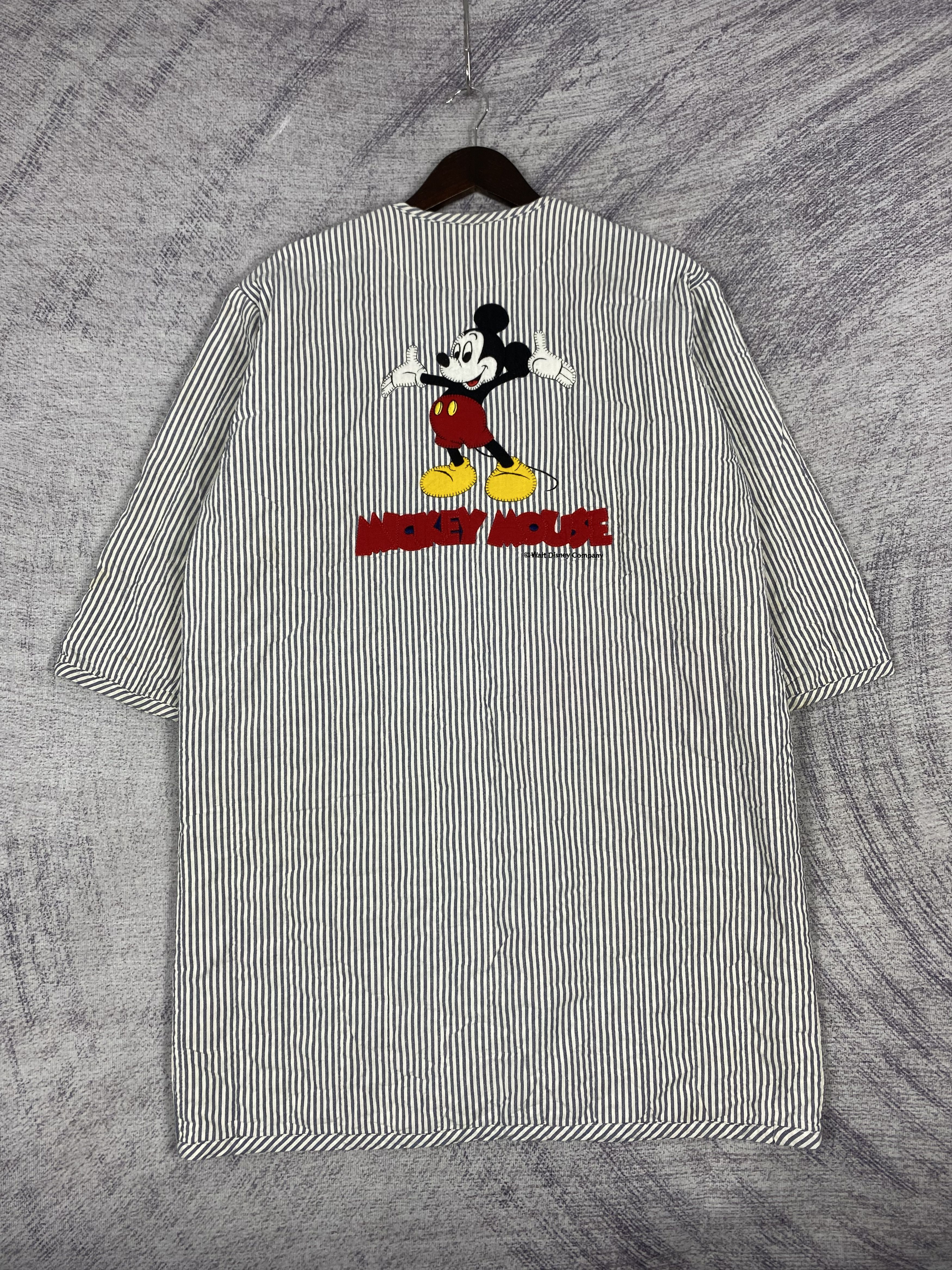 Disney Vintage Erny Mickey Mouse x Disney Striped Chore Coat Jacket Size US M / EU 48-50 / 2 - 6 Thumbnail