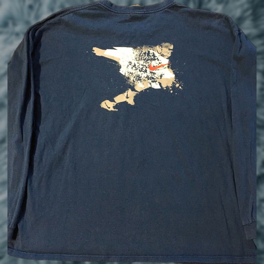 VINTAGE Nike Football Swoosh Shirt XXL Track & Field Sport ACG Gym 90s Team USA Ball
