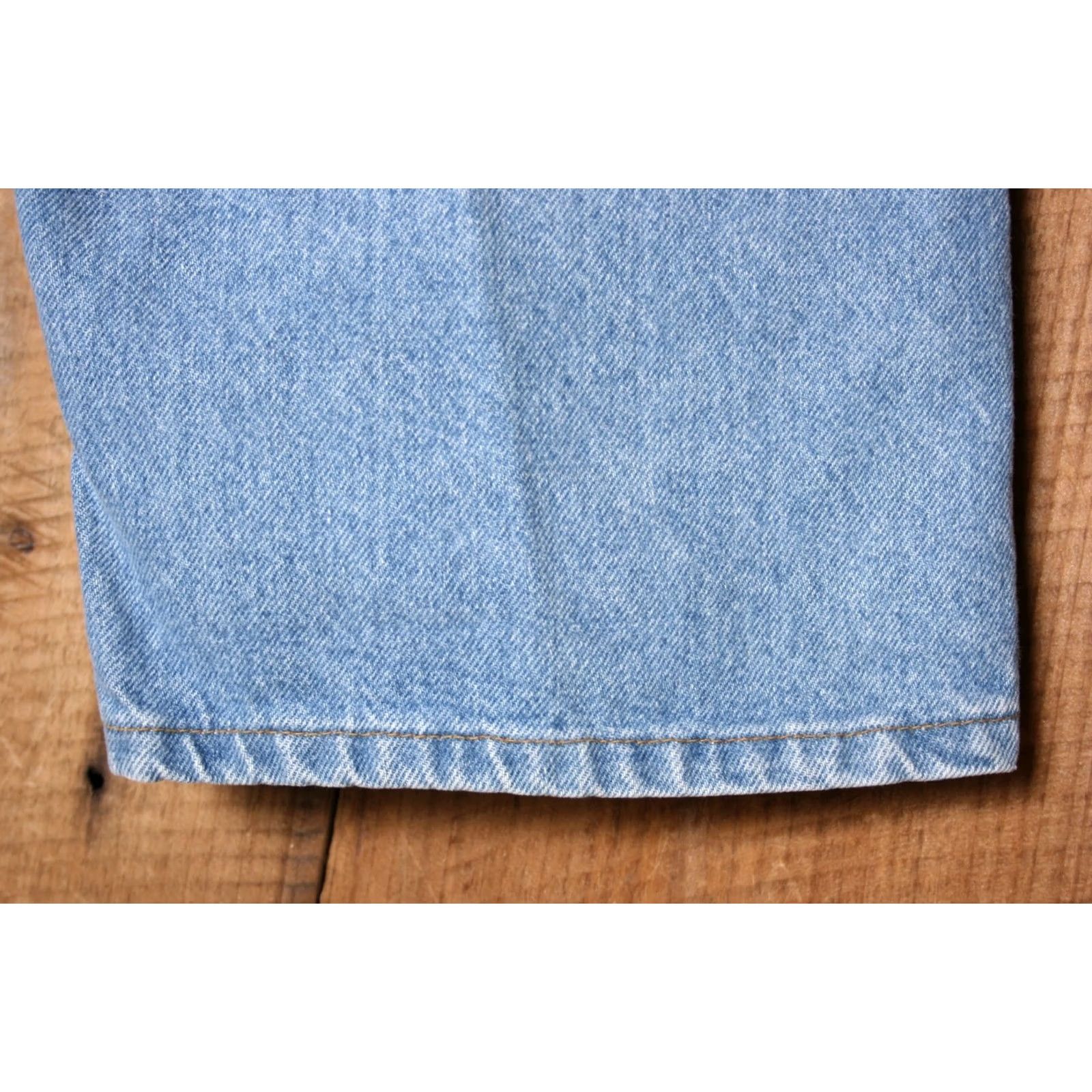 Levi's VINTAGE Levi's 505 Orange Tab Blue Denim 12" Inseam Jean Shorts Sz 32 Mens Size US 31 - 5 Thumbnail