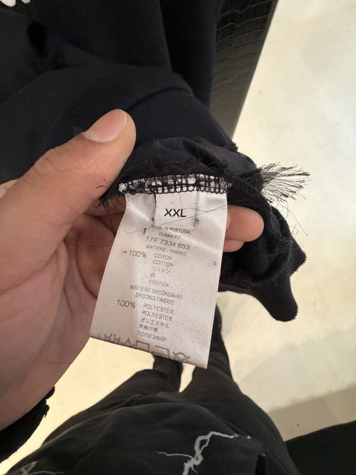 Givenchy 🔥 GIVENCHY Paris Distressed "Destroyed" Logo Sweatshirt 🔥 Size US XXL / EU 58 / 5 - 7 Thumbnail